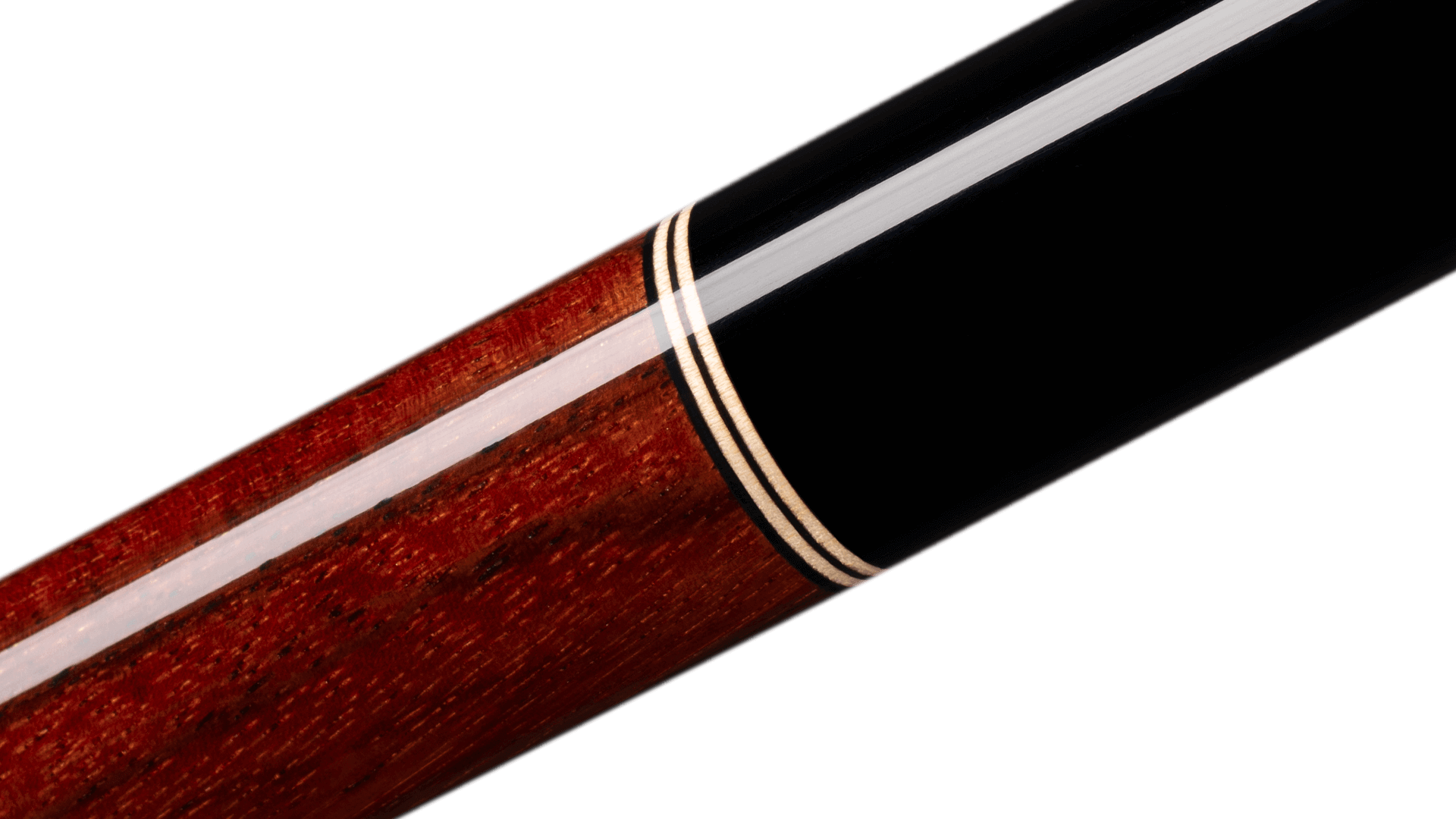Predator – Aspire 1-2 Pool Cue Zebrawood Handle – Maple Ring Detail Predator - Aspire 1-2 Pool Cue Zebrawood Handle - Maple Ring Detail
