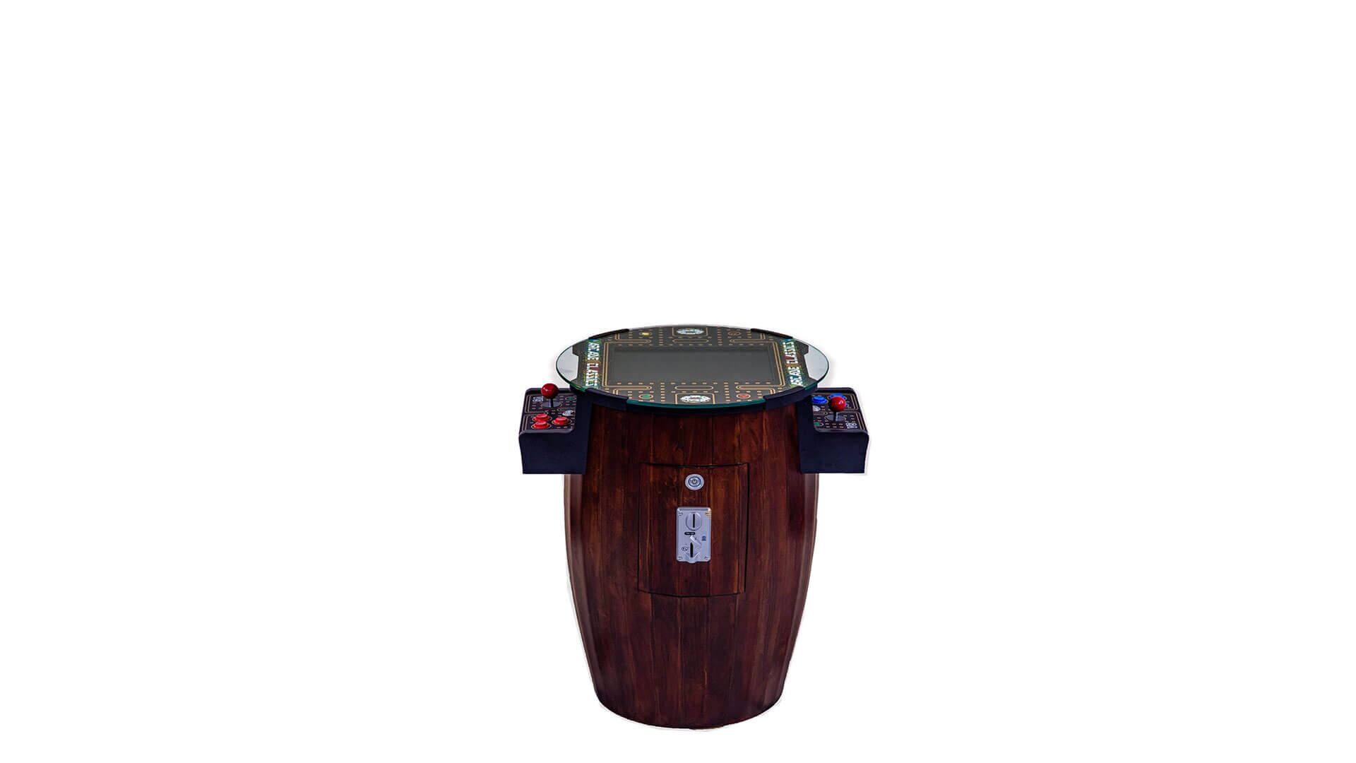 Barrel-Style Arcade Cocktail Table 2 Player Barrel-Style Arcade Cocktail Table 2 Player for Sale