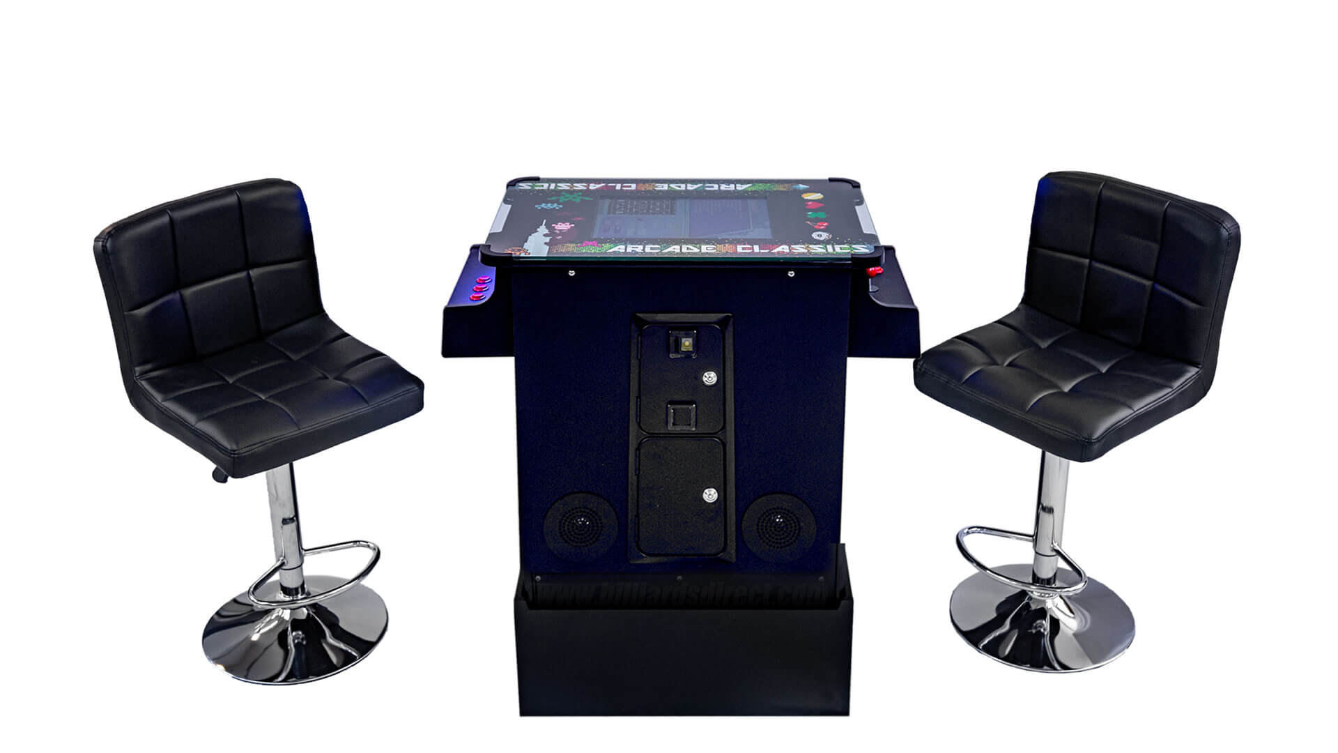 Arcade Cocktail Table 2 Player Riser + 2 Stools Arcade Cocktail Table 2 Player Riser + 2 Stools