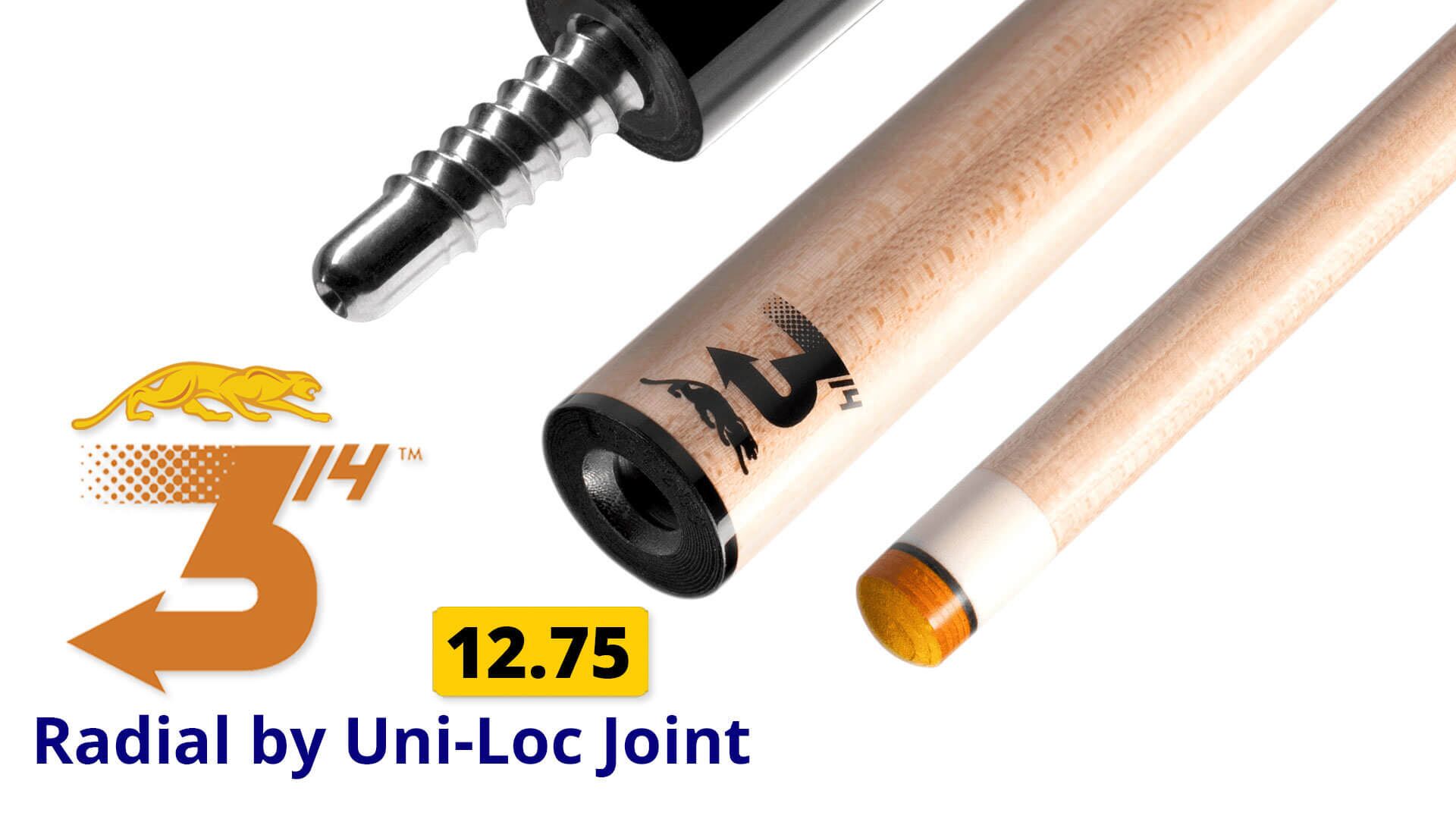 Predator 314 3 Shafts – Wood – 12.75 mm • Billiards Direct