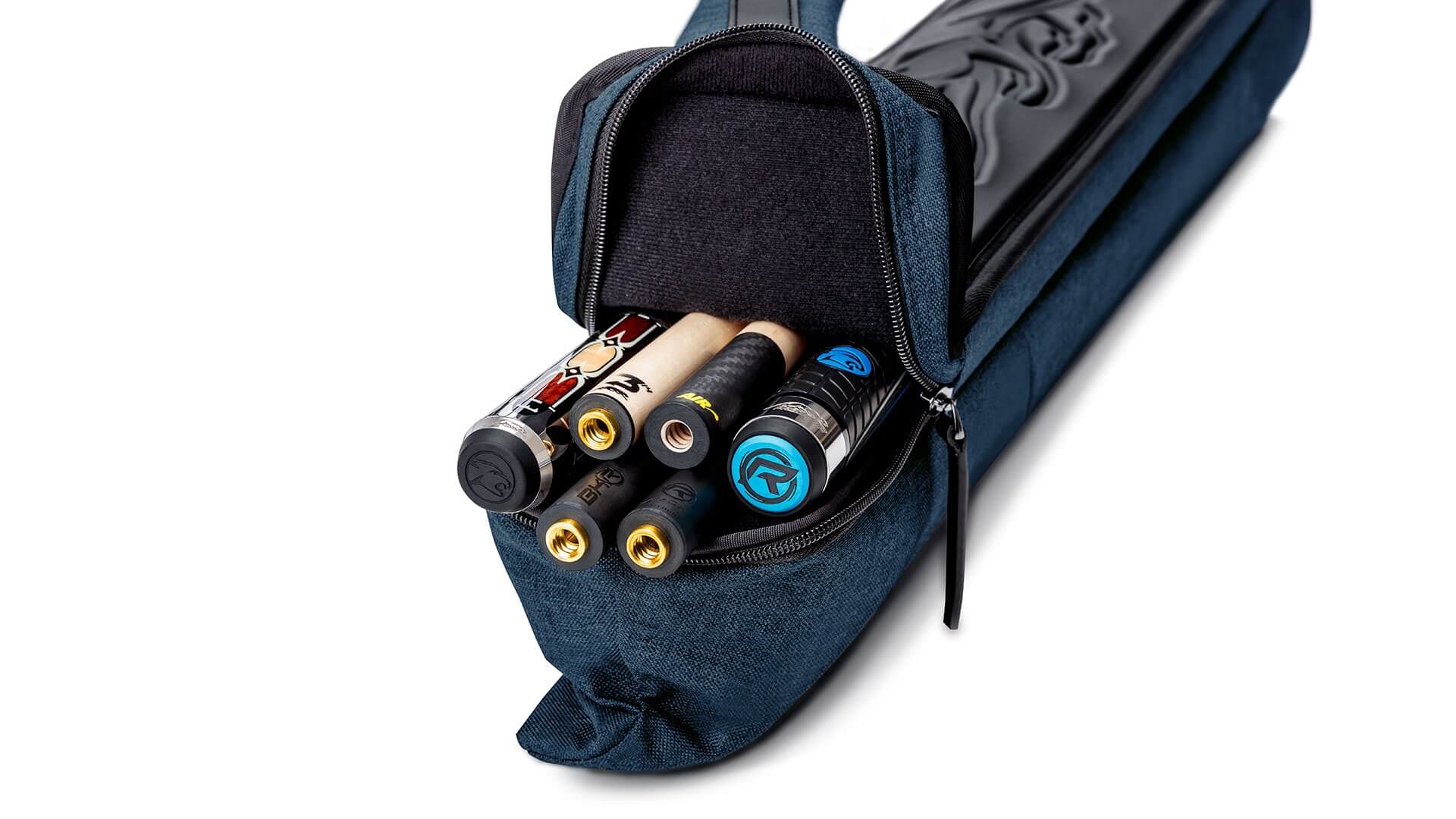predator-urbain-hard-pool-cue-case-2×4-blue-top-open predator-urbain-hard-pool-cue-case-2x4-blue-top-open-for-sale