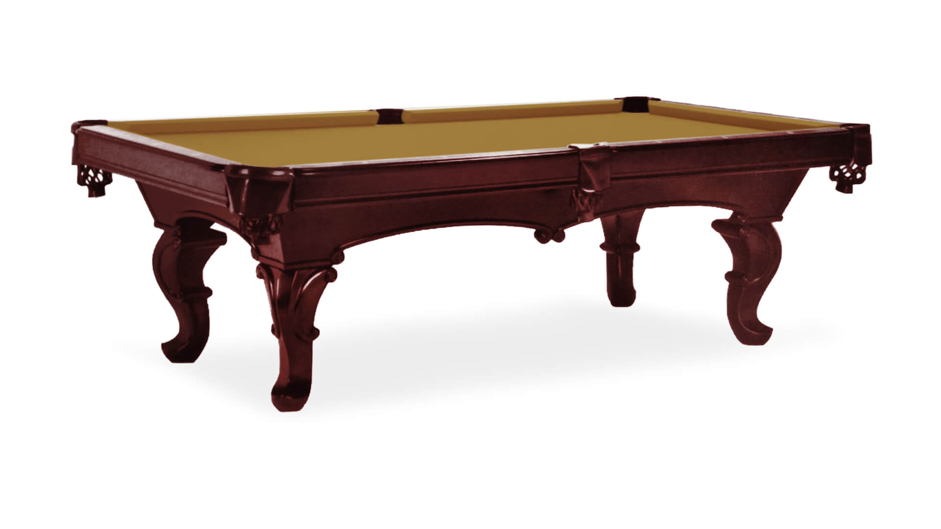 Kay-Woods-Elise-Cherry-Pool-Table-Golden-Felt Kay-Woods-Elise-Cherry-Pool-Table-Golden-Felt