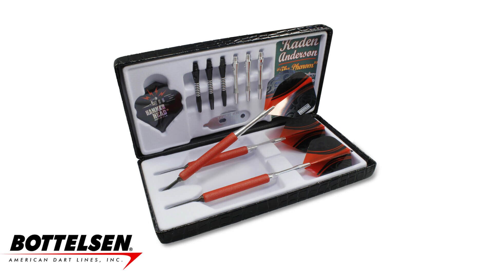 Bottelsen-Hammer-Head-Kaden-Anderson-Signature-Xtreme-Shark-Skins-Steel-Tip-Red-Dart-Case Bottelsen-Hammer-Head-Kaden-Anderson-Signature-Xtreme-Shark-Skins-Steel-Tip-Red-Dart-Case
