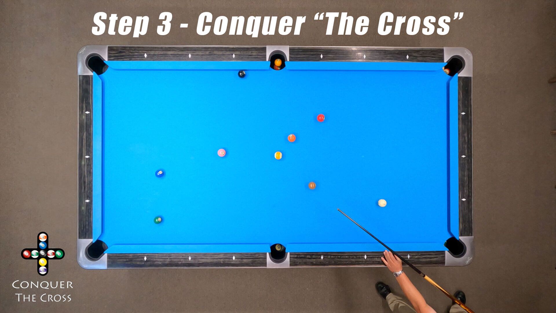 Conquer-The-Cross-Clear-Pool-Ball-Rack-Step-3-Conquer-The-Cross