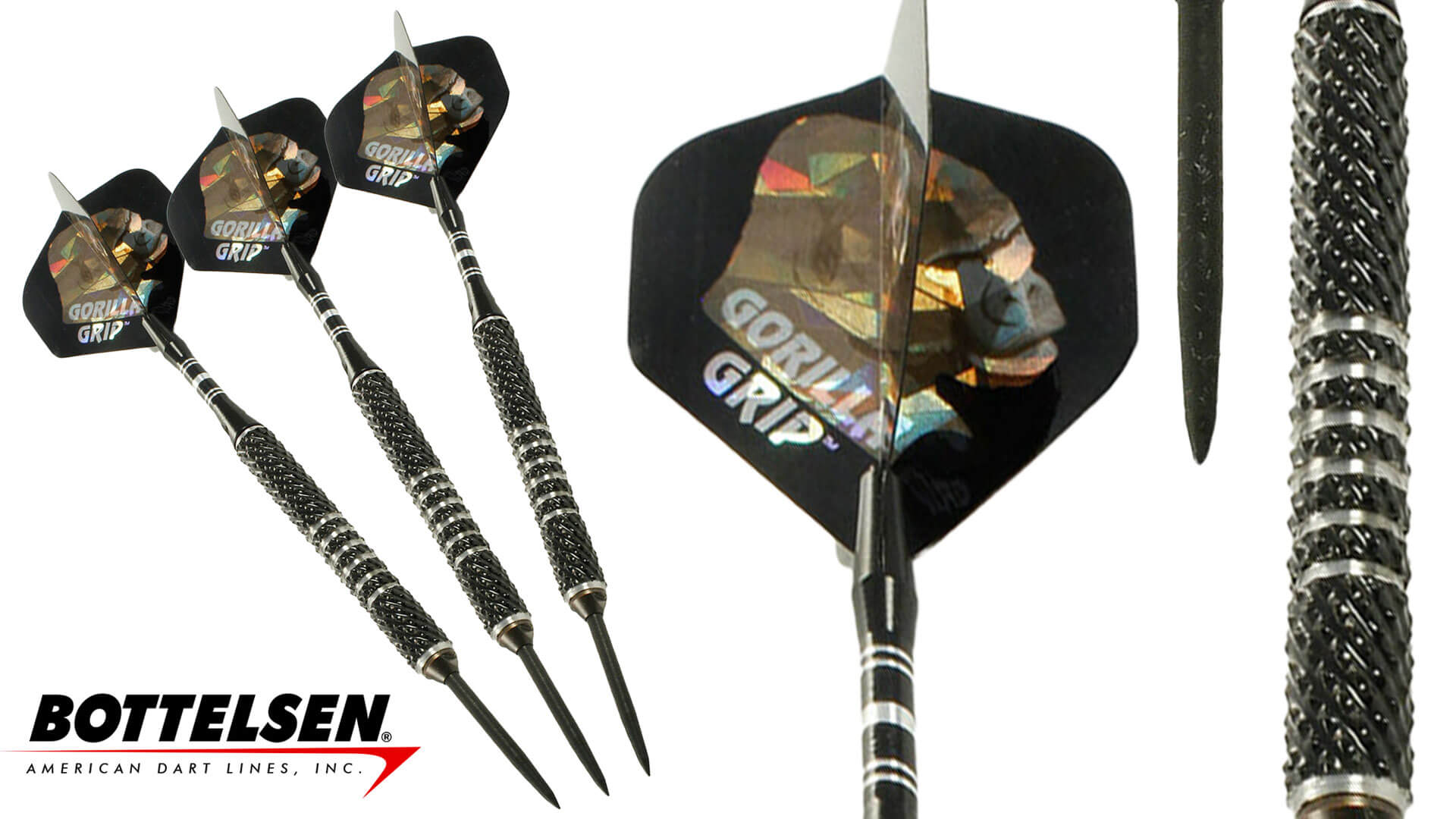 Bottelsen-Hammer-Head-Gorilla-Grip-Steel-Tip-XX9GGBK-Dart-Set Bottelsen-Hammer-Head-Gorilla-Grip-Steel-Tip-XX9GGBK-Dart-Set