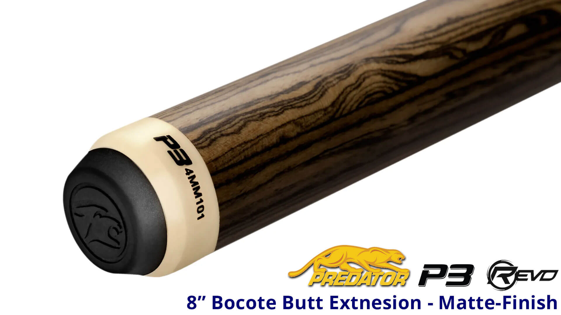 Predator-P3-REVO-Bocote-Leather-Wrap-Radial-8-Inch-QR-Extender-Detail Predator-P3-REVO-Bocote-Leather-Wrap-Radial-8-Inch-QR-Extender-Detail