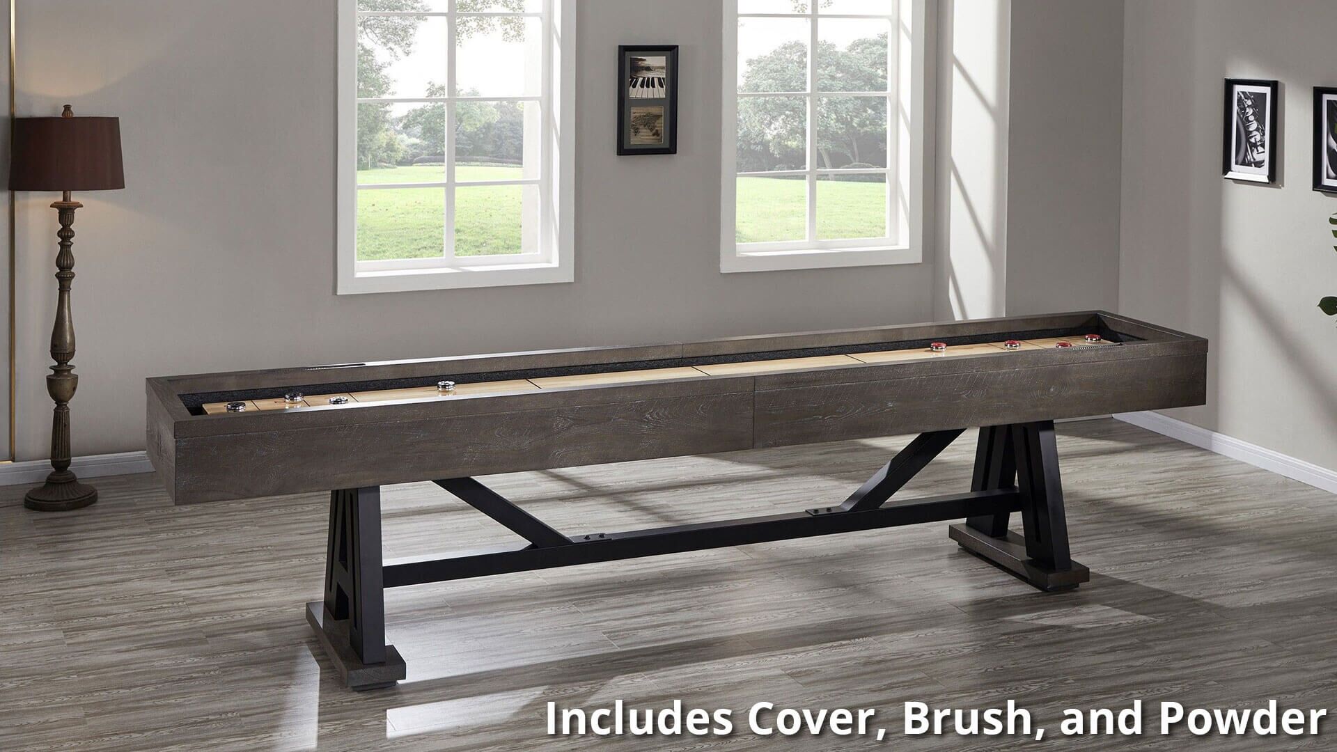 Imperial-Shuffleboard-HB-Home-Shelton-12-Foot-Lifestyle-Diagonal Imperial-Shuffleboard-HB-Home-Shelton-12-Foot-Lifestyle-Diagonal