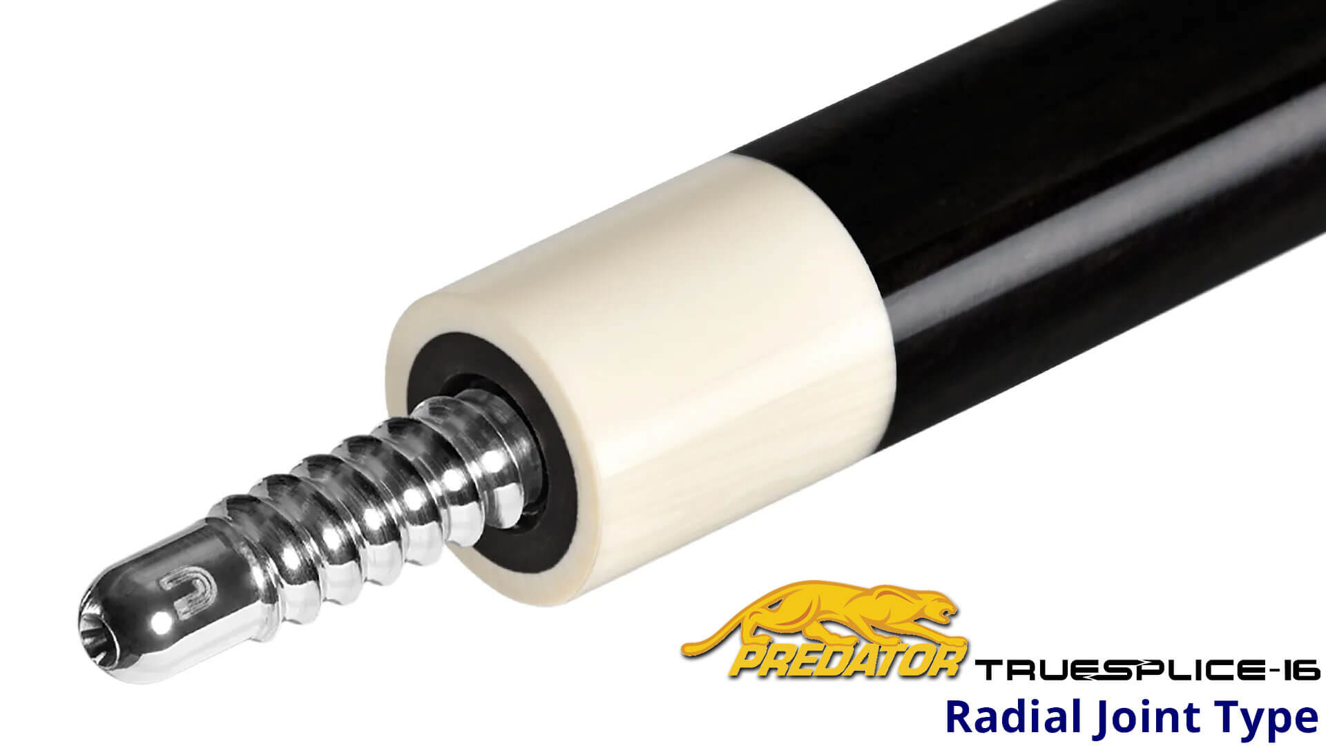 Predator Limited Edition TrueSplice 16 Ebony-2-Generation Leather Wrap Cue – Radial Joint Predator Limited Edition TrueSplice 16 Ebony-2-Generation Leather Wrap Cue - Radial Joint