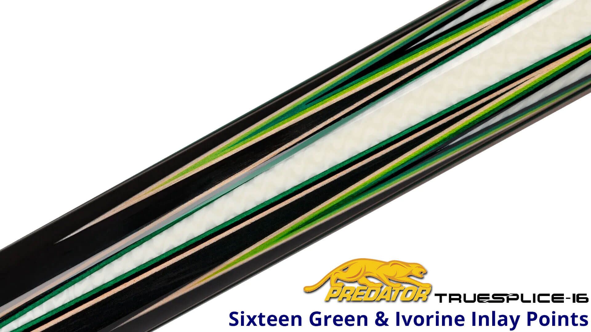 Predator Limited Edition TrueSplice 16 Ebony-2-Generation Leather Wrap Cue – Green Venner Points Predator Limited Edition TrueSplice 16 Ebony-2-Generation Leather Wrap Cue - Green Venner Points for Sale