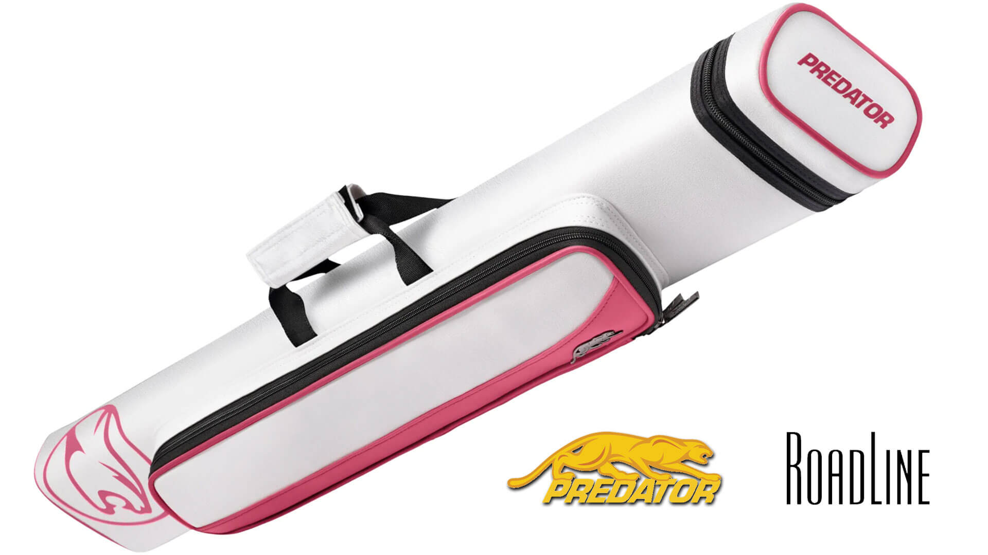 Predator-Roadline-White-&-Pink-Hard-3×5 Predator "Roadline" White & Pink 3x5 Hard Cue Case