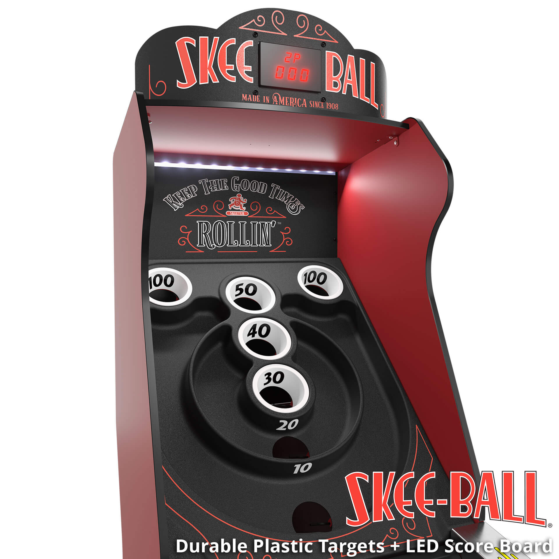 Home Skee-Ball Machine “Deluxe” – Scoreboard Home Skee-Ball Machine "Deluxe" for Sale