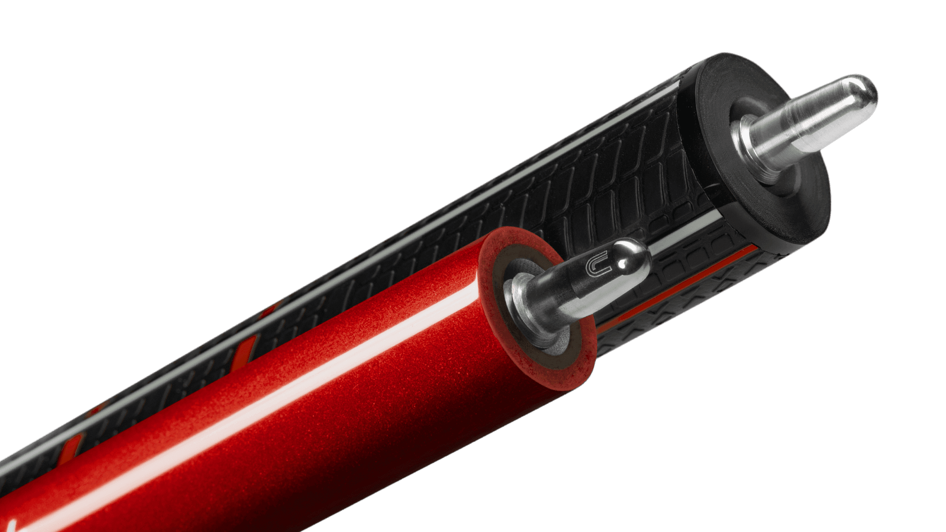 Predator Red BK Rush Jump / Break Cue Joint Pin Detail Sport Wrap Predator Red BK Rush Jump / Break Cue Joint Pin Detail Sport Wrap for Sale
