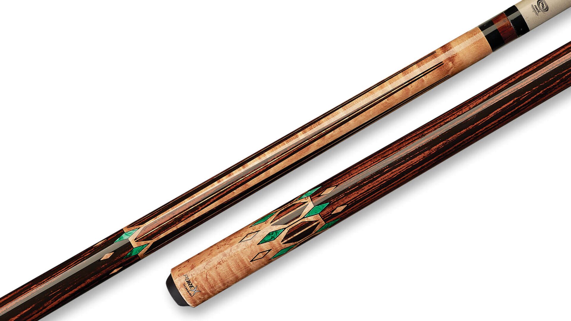 Pure X - Pool Cue Golden Birdseye Maple Wrapless - HXT72 - Image 1