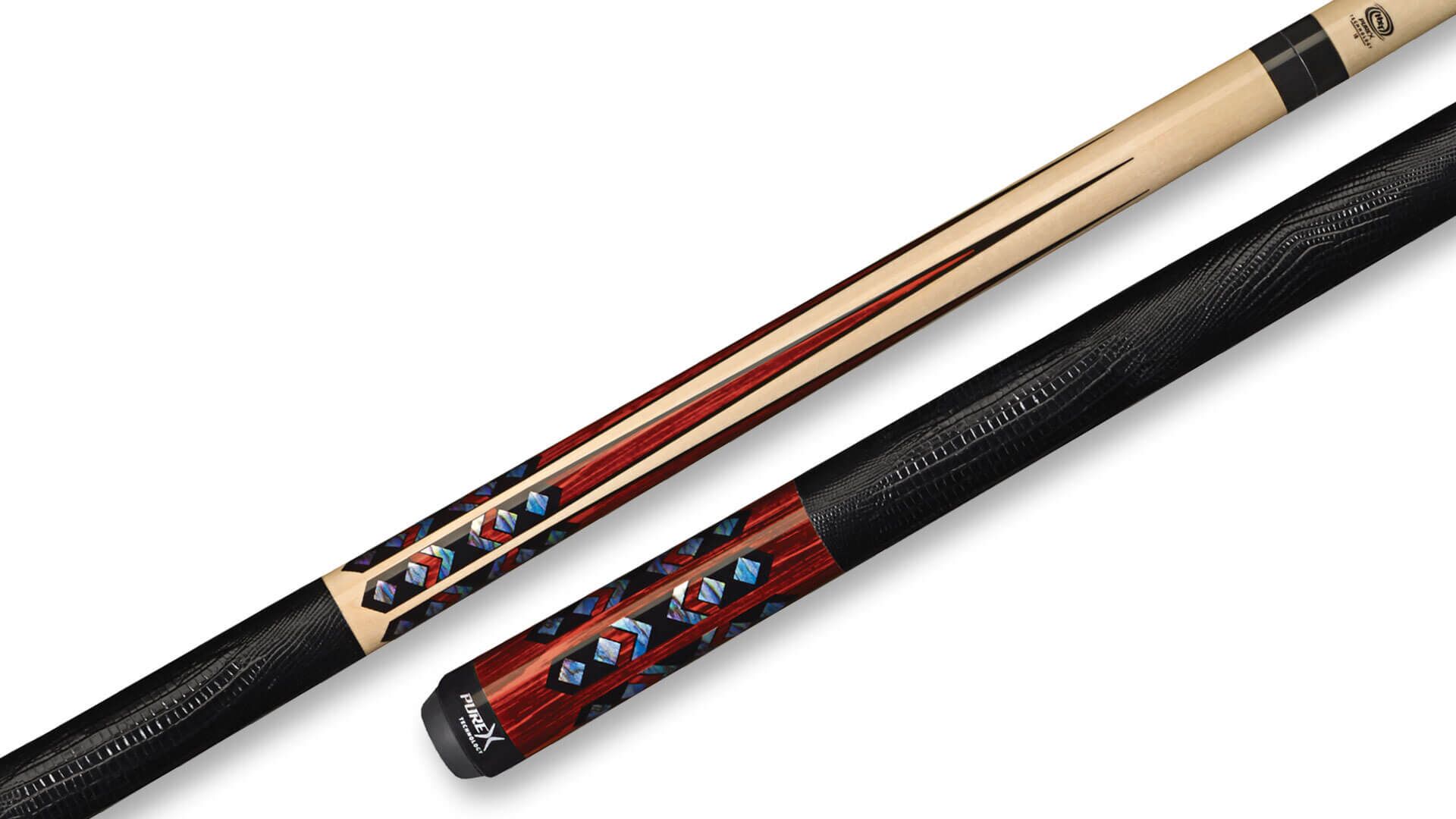 Pure X - Pool Cue Natural Graphics Lizard-Embossed Wrap - HXTE8 - Image 1