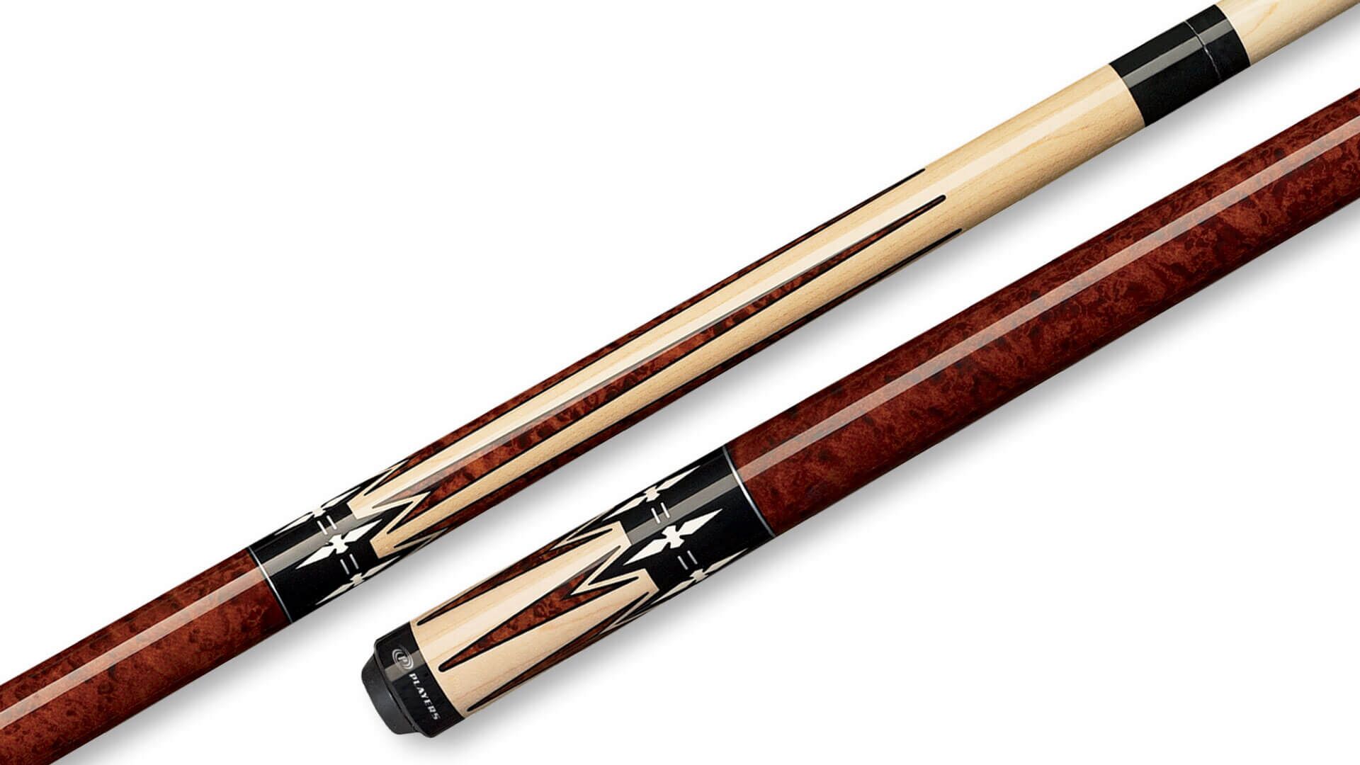 Players - Pool Cue Maple Diamond Overlay Graphics Wrapless - G-2290 - Image 1