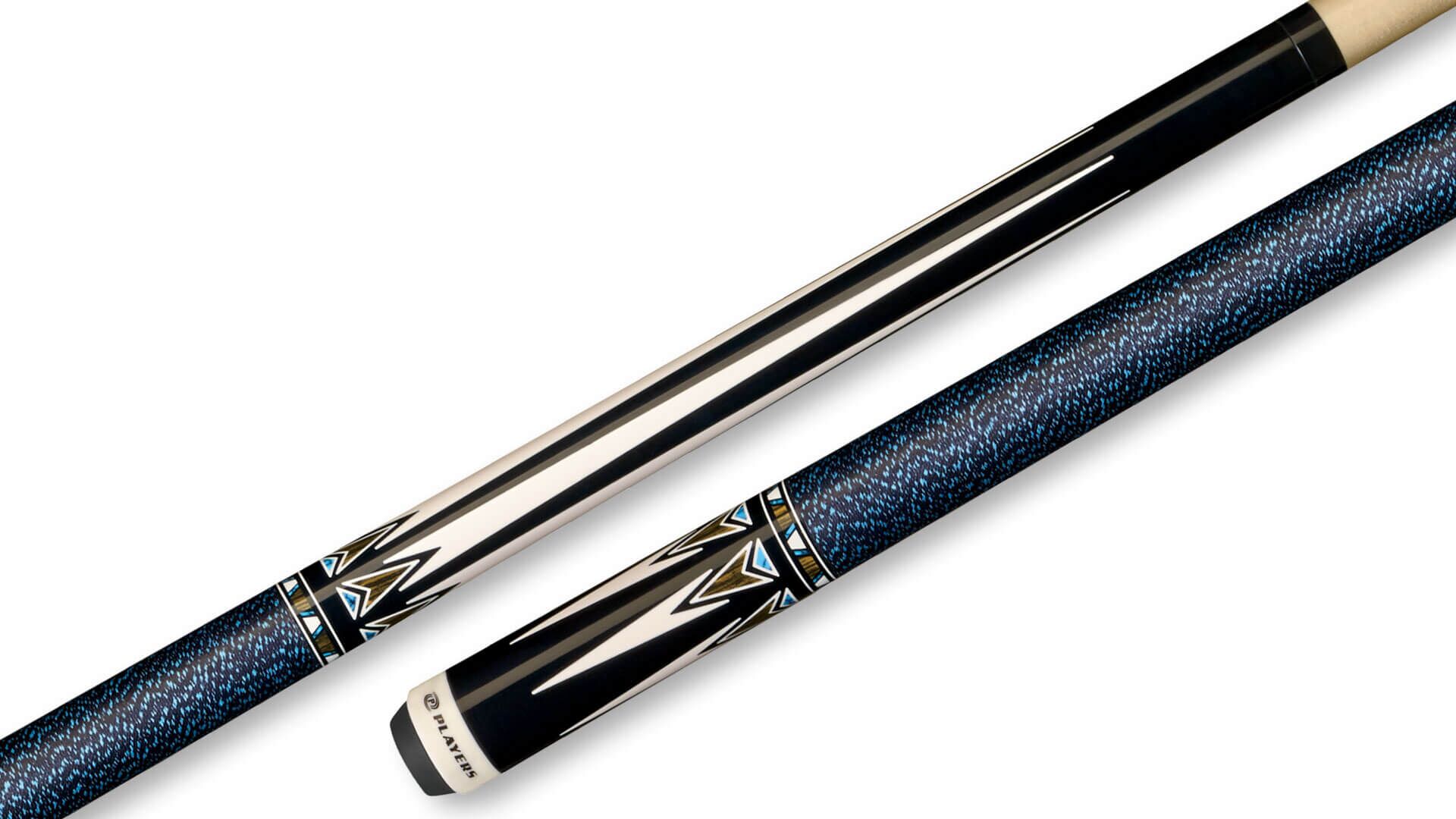 Players - Pool Cue Black Bocote Irish-Linen Wrap - G3399 - Image 1