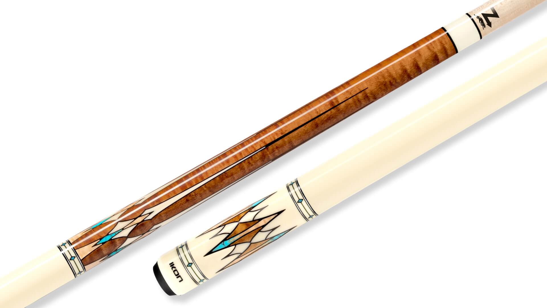 Predator – Ikon4 2 Pool Cue Curly Maple Points – Wrapless Predator - Ikon4 2 Pool Cue Curly Maple Points - Wrapless for Sale