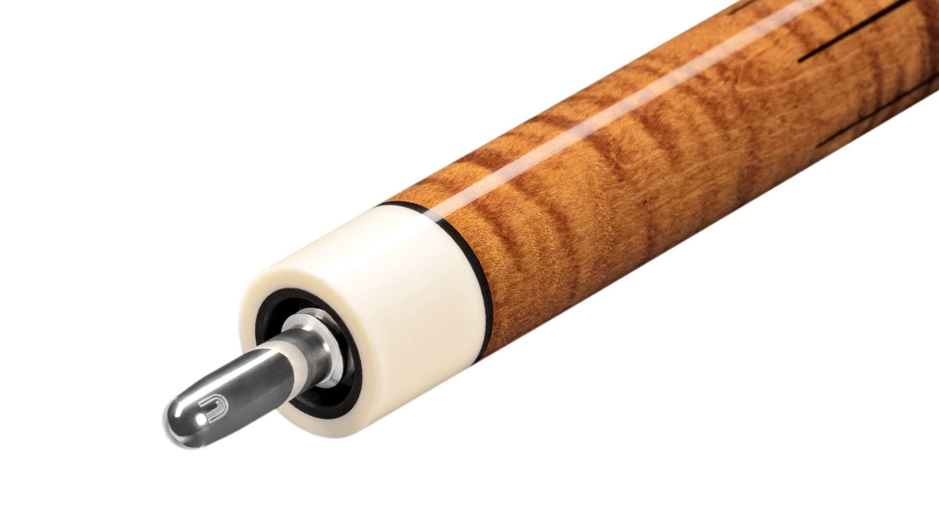 Predator – Ikon4 2 Pool Cue Curly Maple Points – QR by Uni-Loc Joint Predator - Ikon4 2 Pool Cue Curly Maple Points - QR by Uni-Loc Joint