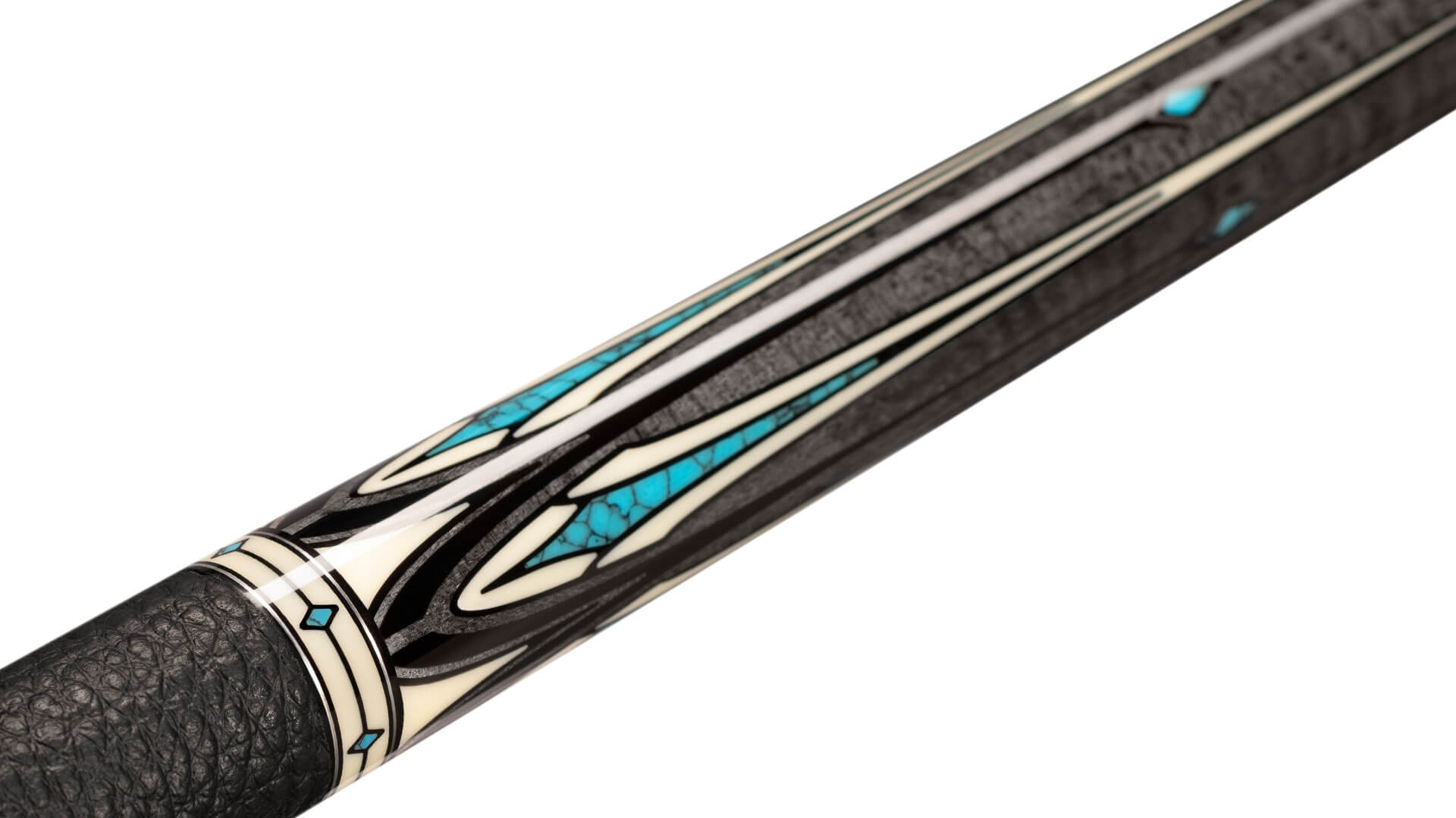 Predator – Ikon4 5 Pool Cue Gery Maple Points – Inlay Detail Predator - Ikon4 5 Pool Cue Gery Maple Points - Inlay Detail