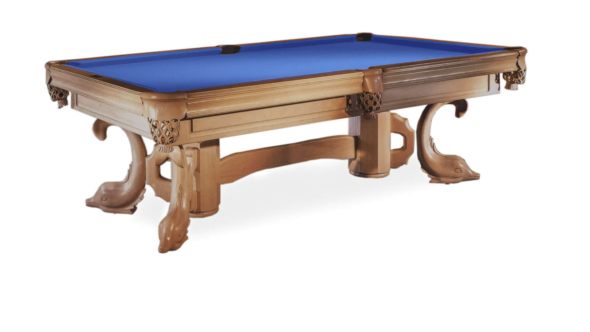Beach-Dolphin-Pool-Table-Electric-Blue-Felt Beach-Dolphin-Pool-Table-Electric-Blue-Felt