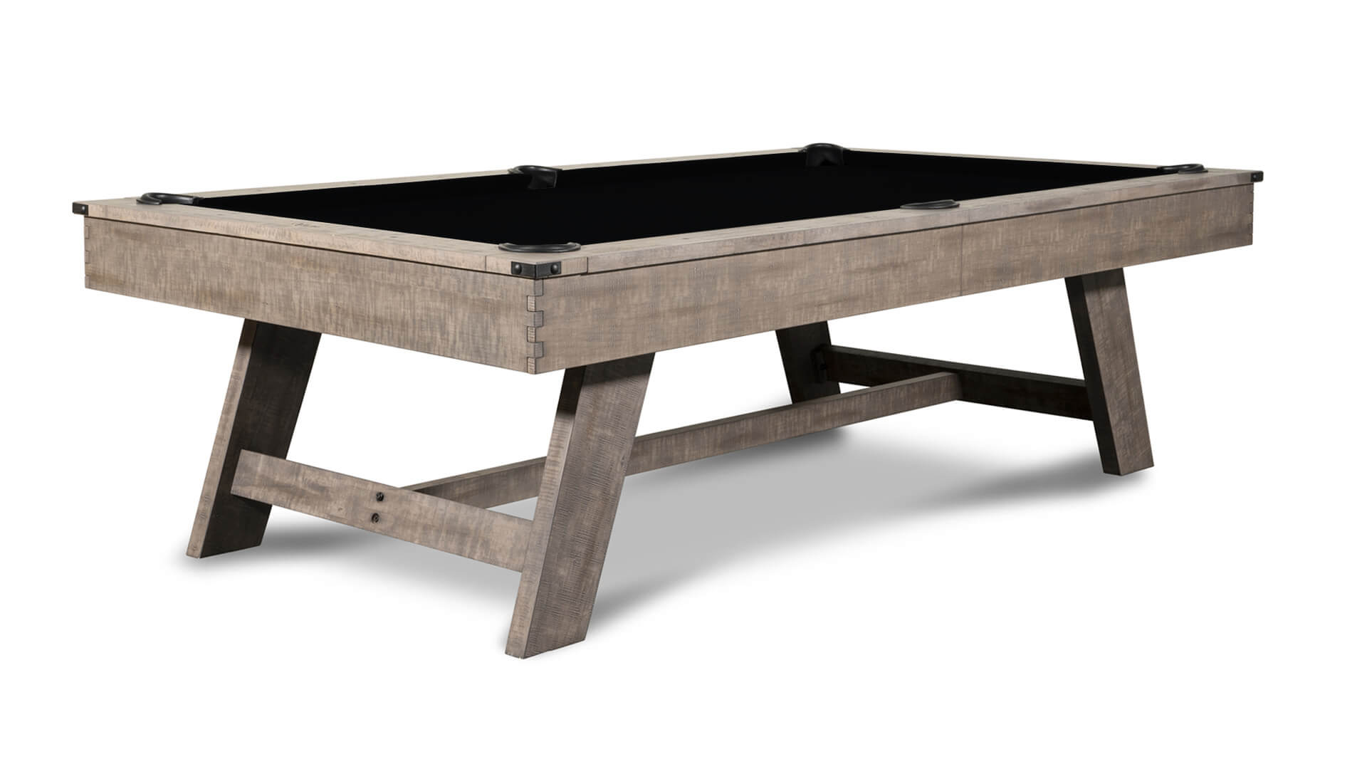 Nixon-Hunter-Wood-Antique-Pool-Table-Black-Felt Nixon-Hunter-Wood-Antique-Pool-Table-Black-Felt