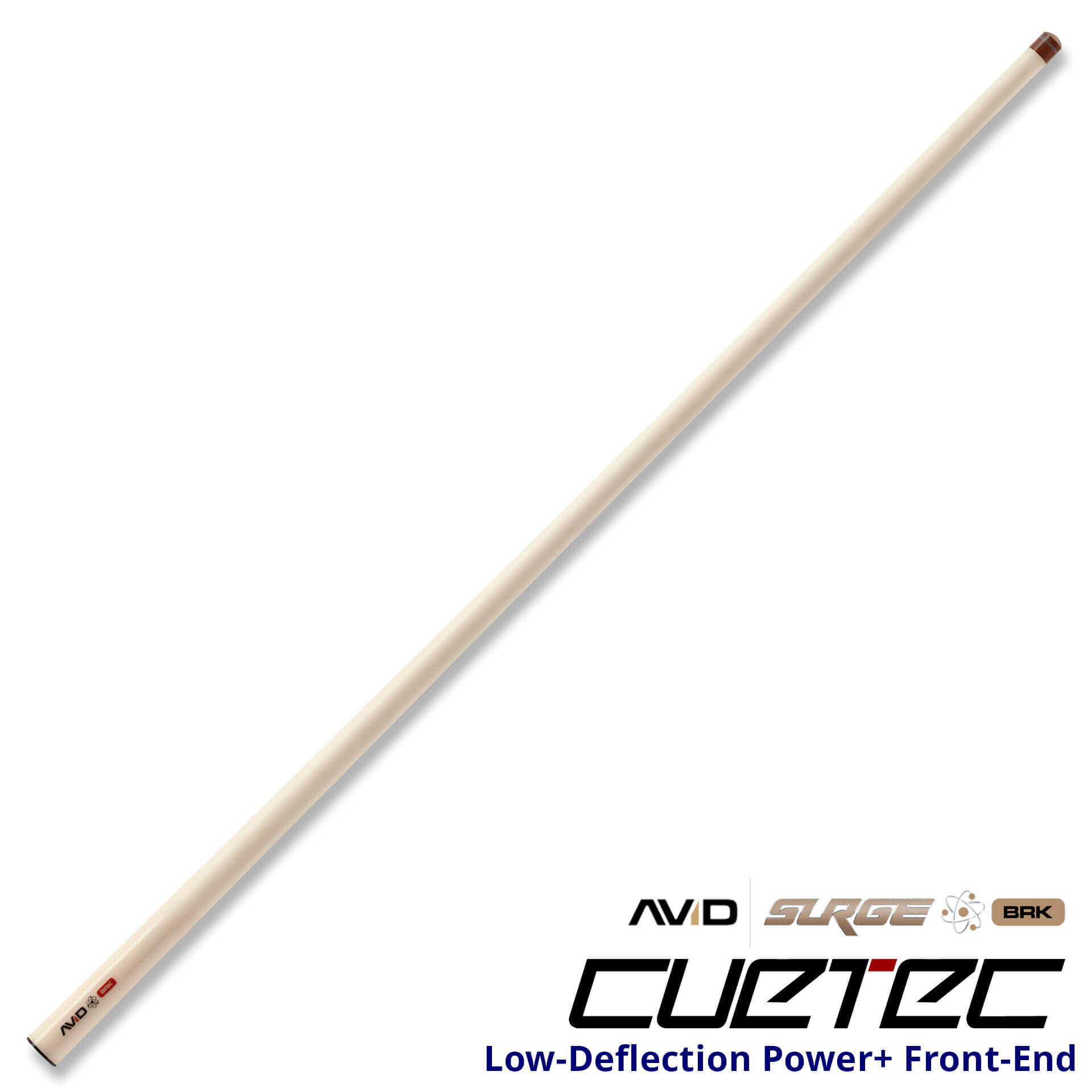 23-CT-AVID-SURGE-BRK-GREY-SHAFT Cuetec Cues AVID Surge Break Pool Cue - Grey - Low-Deflection Power+ Front End