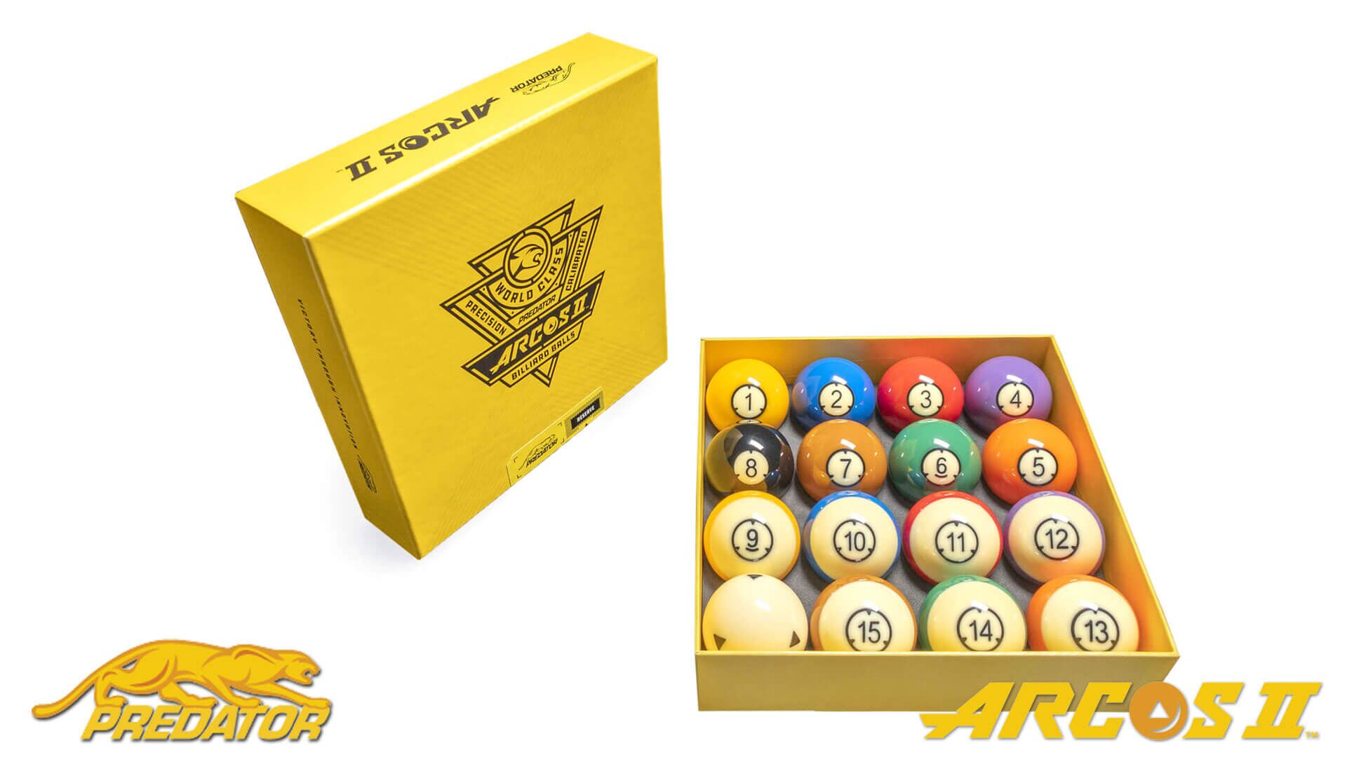 Predator ARCOS II Pool Ball Set Predator ARCOS II Pool Ball Set for Sale