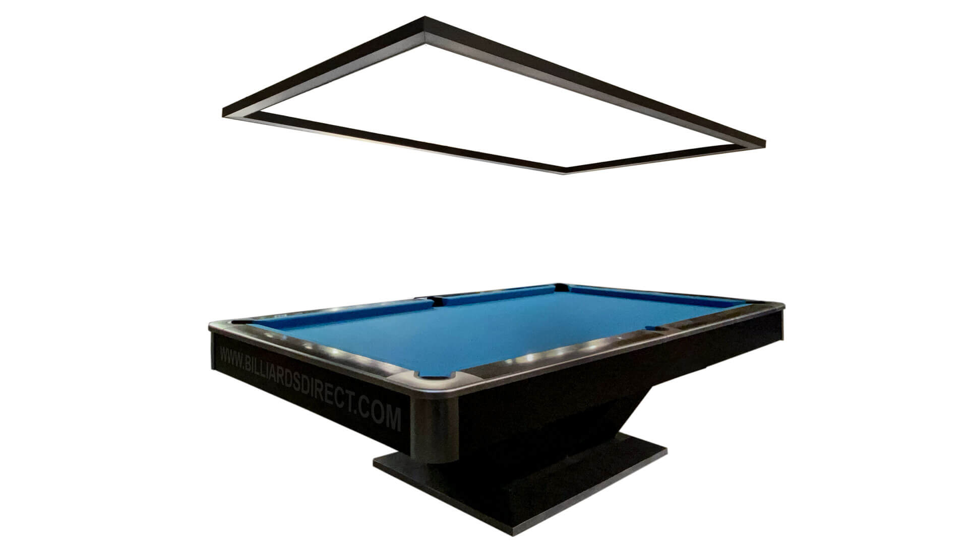 Predator - Arena LED Pool Table Light - 0% Light Output on Pool Table Predator - Arena LED Pool Table Light - 0% Light Output on Pool Table