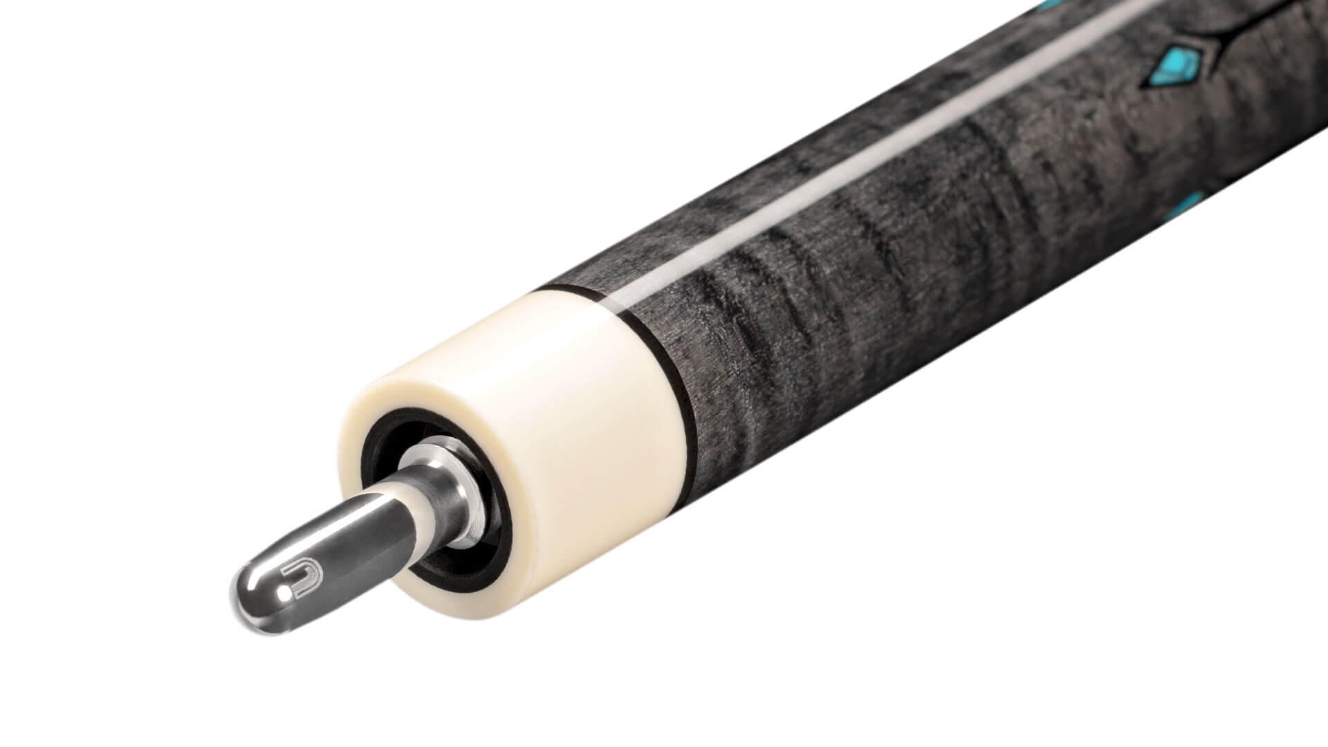 Predator – Ikon4 5 Pool Cue Gery Maple Points – Joint Detail Predator - Ikon4 5 Pool Cue Gery Maple Points - Joint Detail
