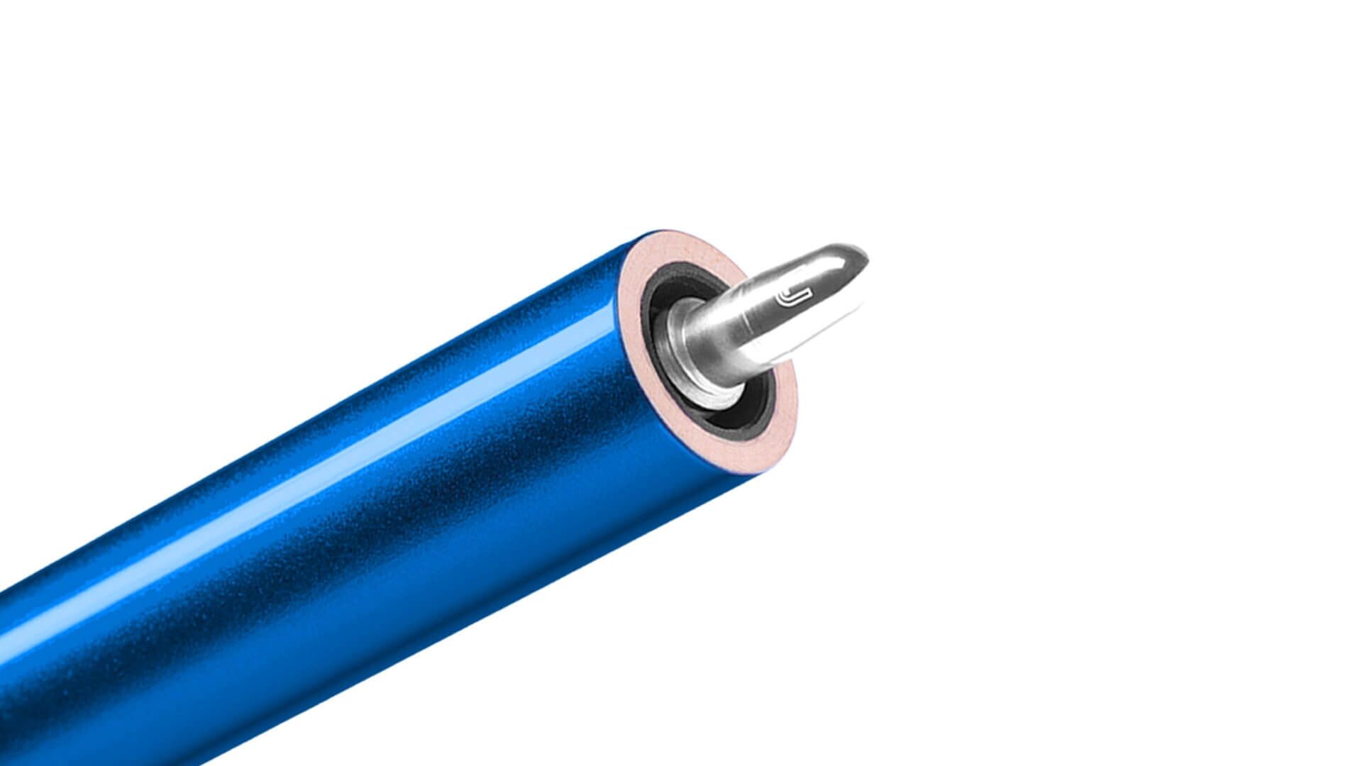 Predator – BK Rush “Blue Streak” Break Cue – Steel-Lite by Uni-Loc Joint Predator - BK Rush "Blue Streak" Break Cue - Steel-Lite by Uni-Loc Joint