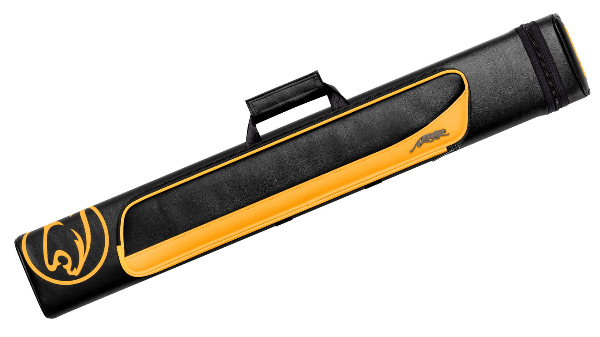 2×4-Predator-Roadline-Hard-Cue-Case-Yellow-Black-Color-Front 2x4-Predator-Roadline-Hard-Cue-Case-Yellow-Black-Color-Front-for-Sale