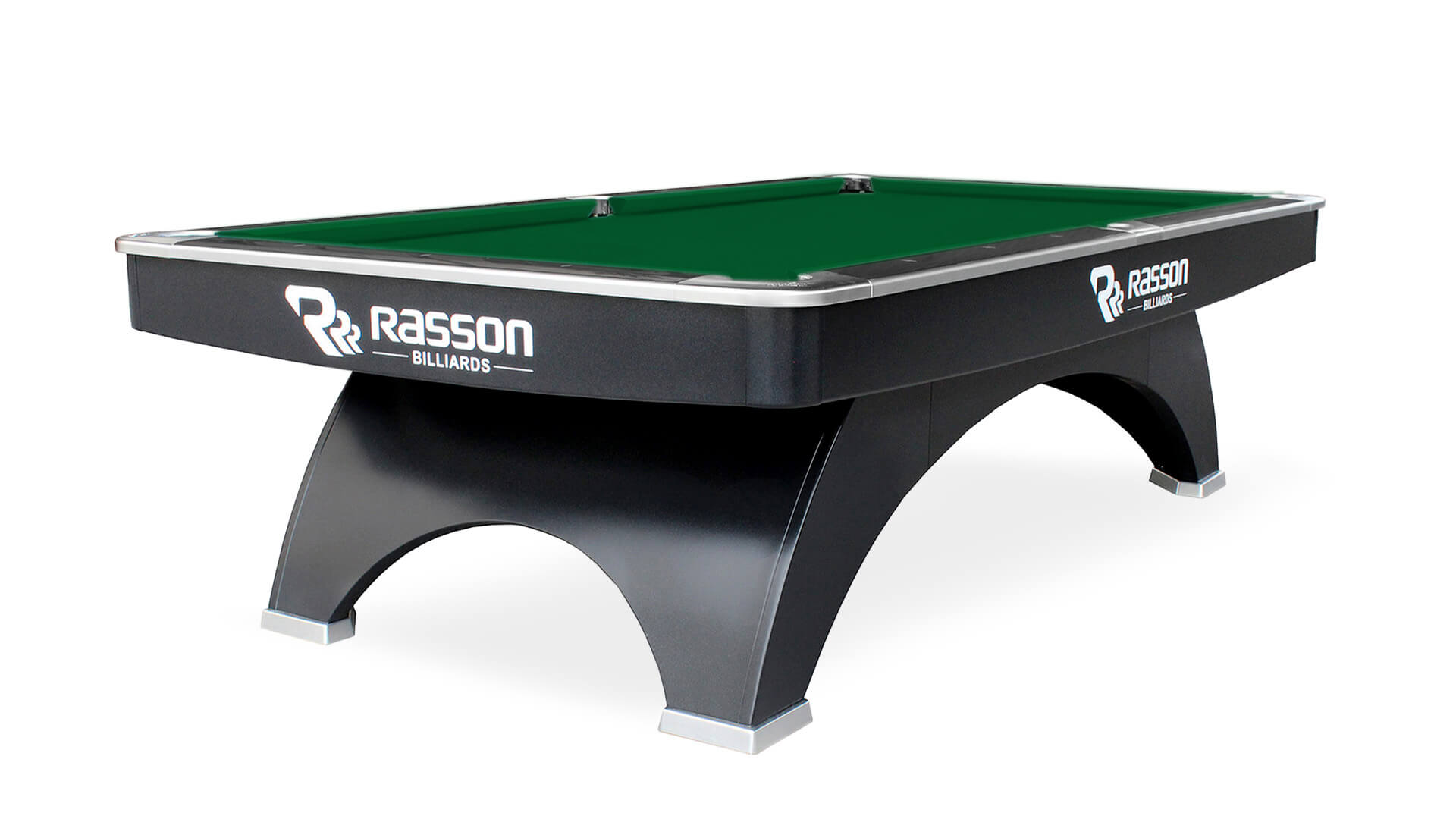 Rasson-OX-Black-Pool-Table-Full-Tournament-Green-Felt Rasson-OX-Black-Pool-Table-Full-Tournament-Green-Felt