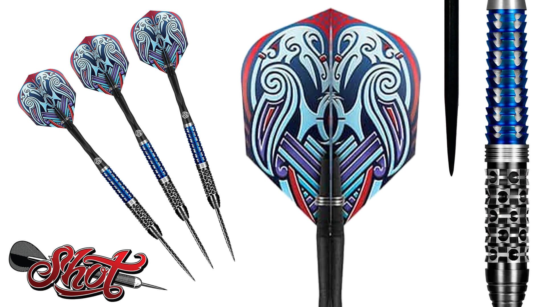 Shot-Viking-Raven-Steel-Tip-Dart-Set Shot-Viking-Raven-Steel-Tip-Dart-Set