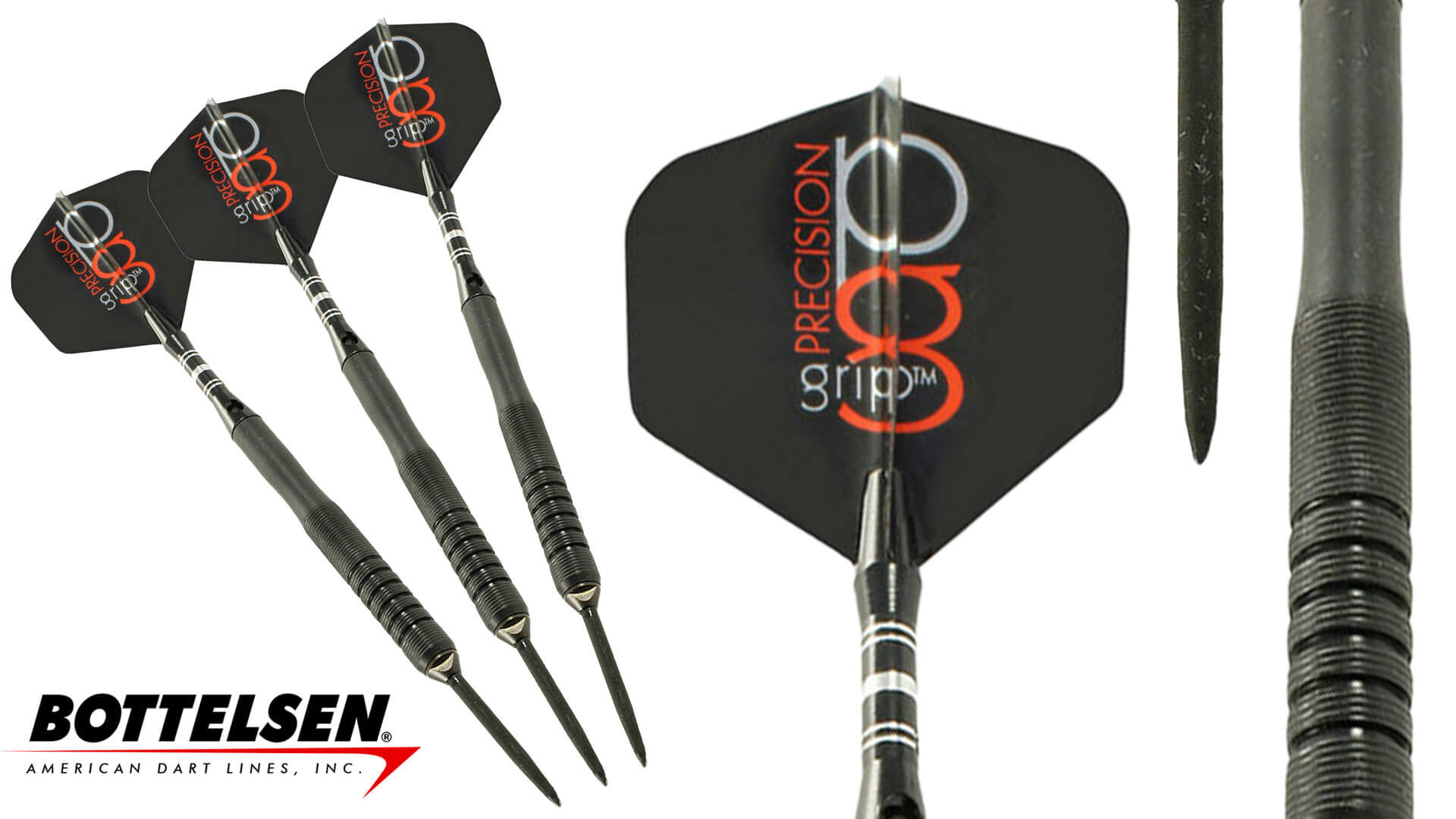 Bottelsen-Hammer-Head-Precision-Grip-Steel-Tip-XX4EPGB-Dart-Set