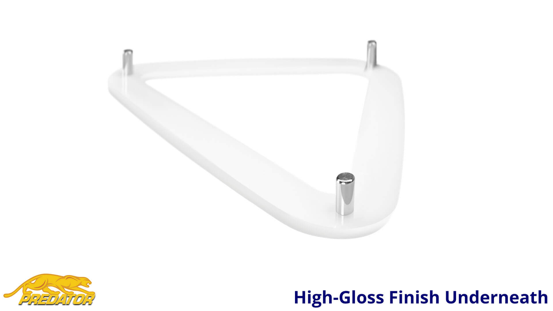 Predator—Areo-Rack—White—Matte-Finish-Underside