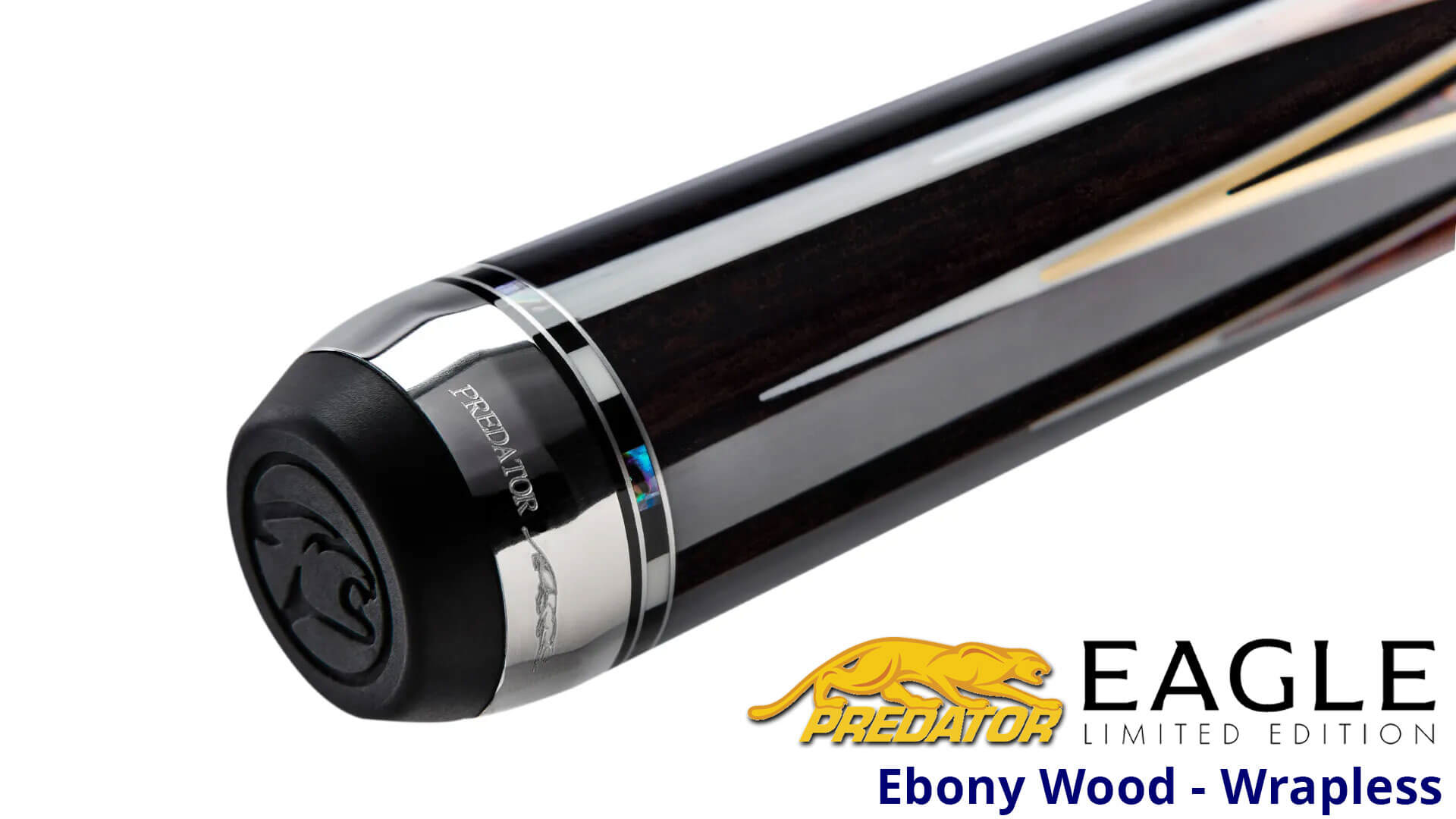 Predator-Eagle-LE-Cue-Ebony-Butt-Detail Predator-Eagle-LE-Cue-Ebony-Butt-Detail