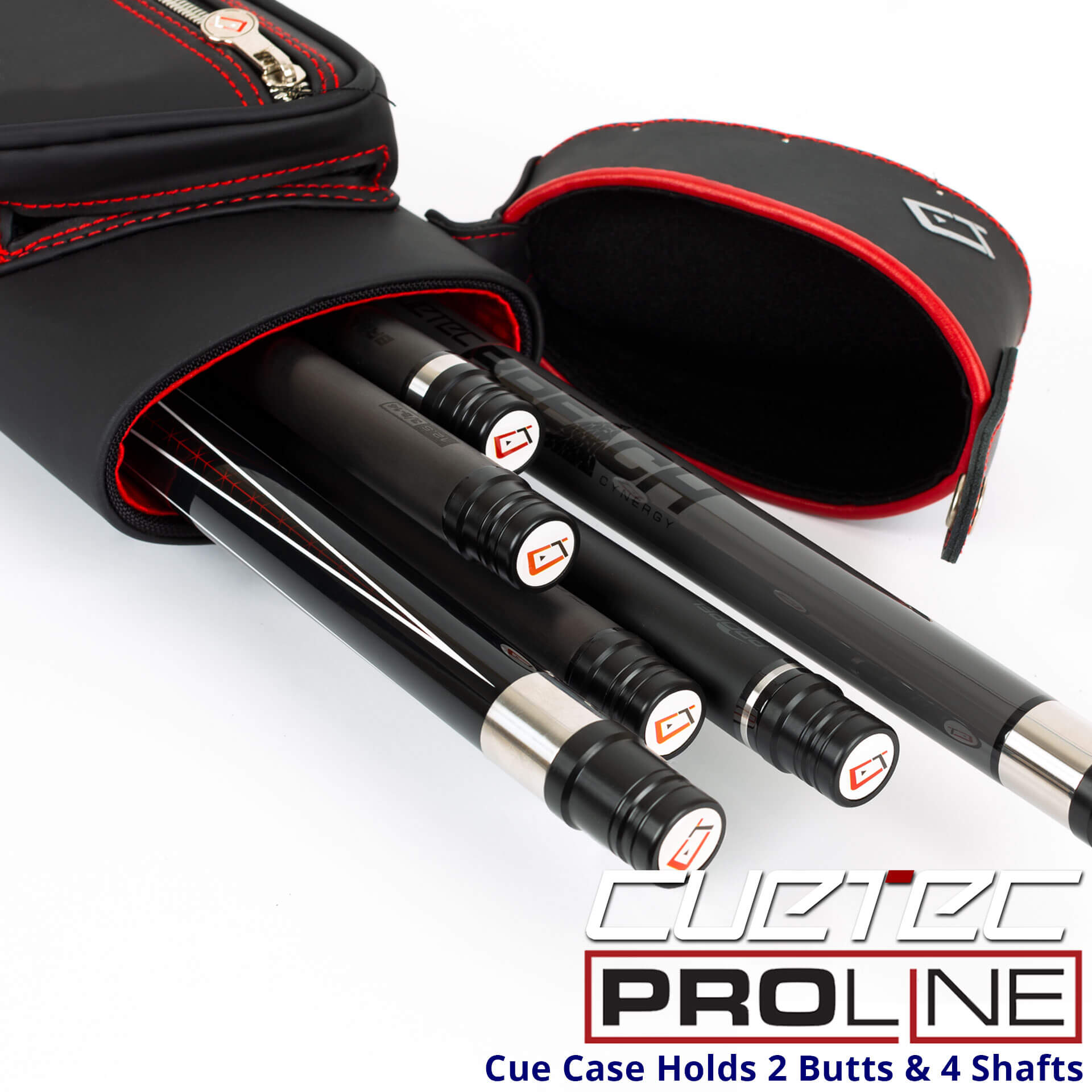 CT-ProLine-2X4-Hard-Case-95-750-Open Cuetec Cue Case - Pro-Line - 2x4 - Hard Case - Case Open - For Sale