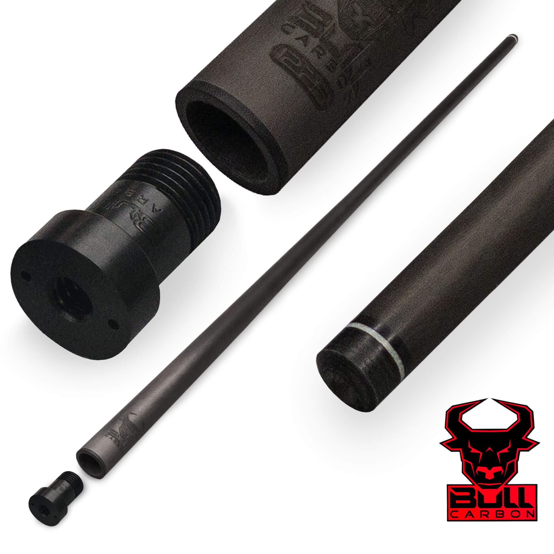 Pool-Cue-Bull-Carbon-Shaft-516x14-Hero Bull Carbon Fiber Shaft - Kamui Tip + 5/16 x 14 Joint Insert for Sale