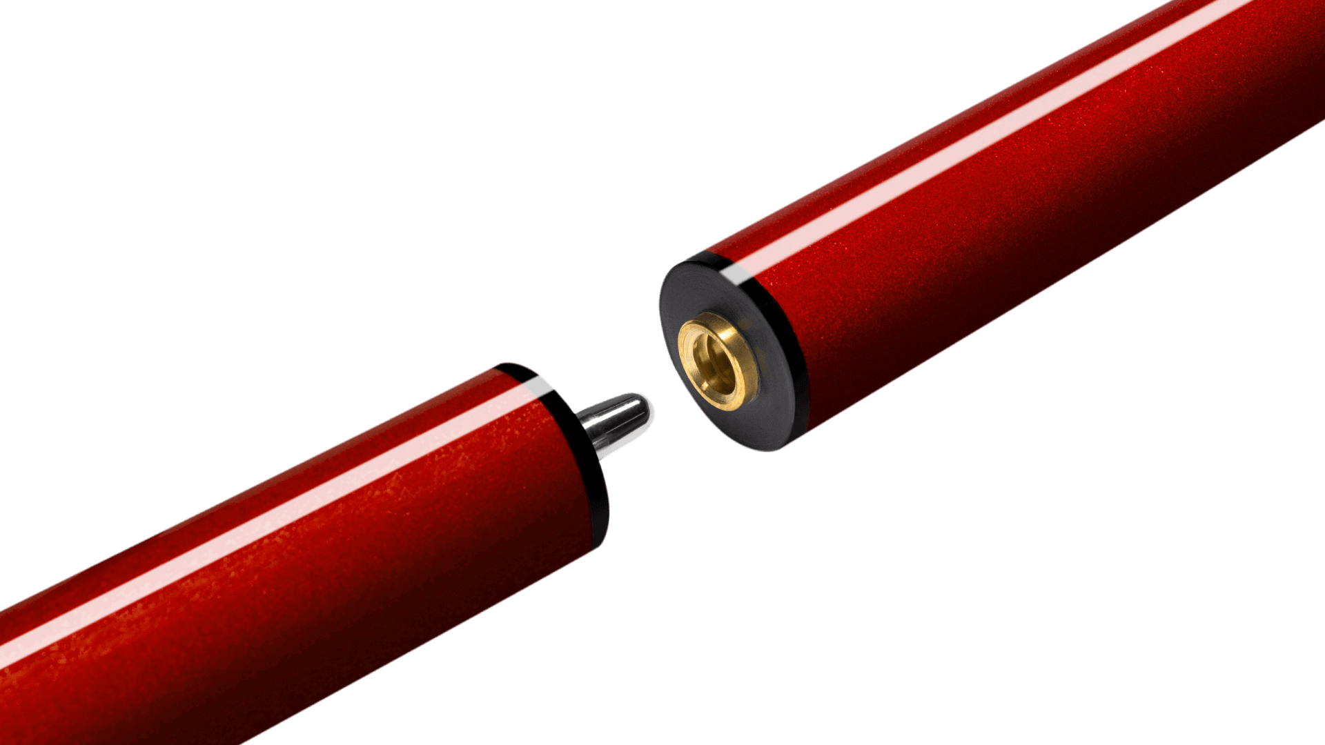 Predator Red BK Rush Jump / Break Cue Joint Predator Red BK Rush Jump / Break Cue Joint
