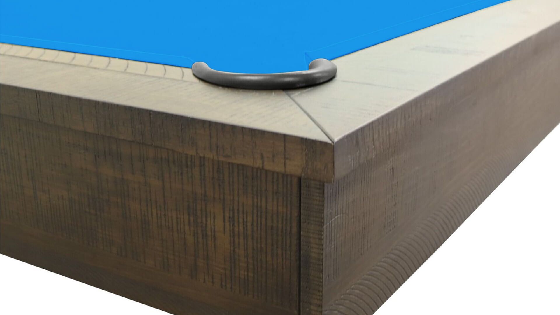 Plank-and-Hide-Crusader-Pool-Table-Pocket-Detail-Tournament-Blue-Felt Plank-and-Hide-Crusader-Pool-Table-Pocket-Detail-Tournament-Blue-Felt