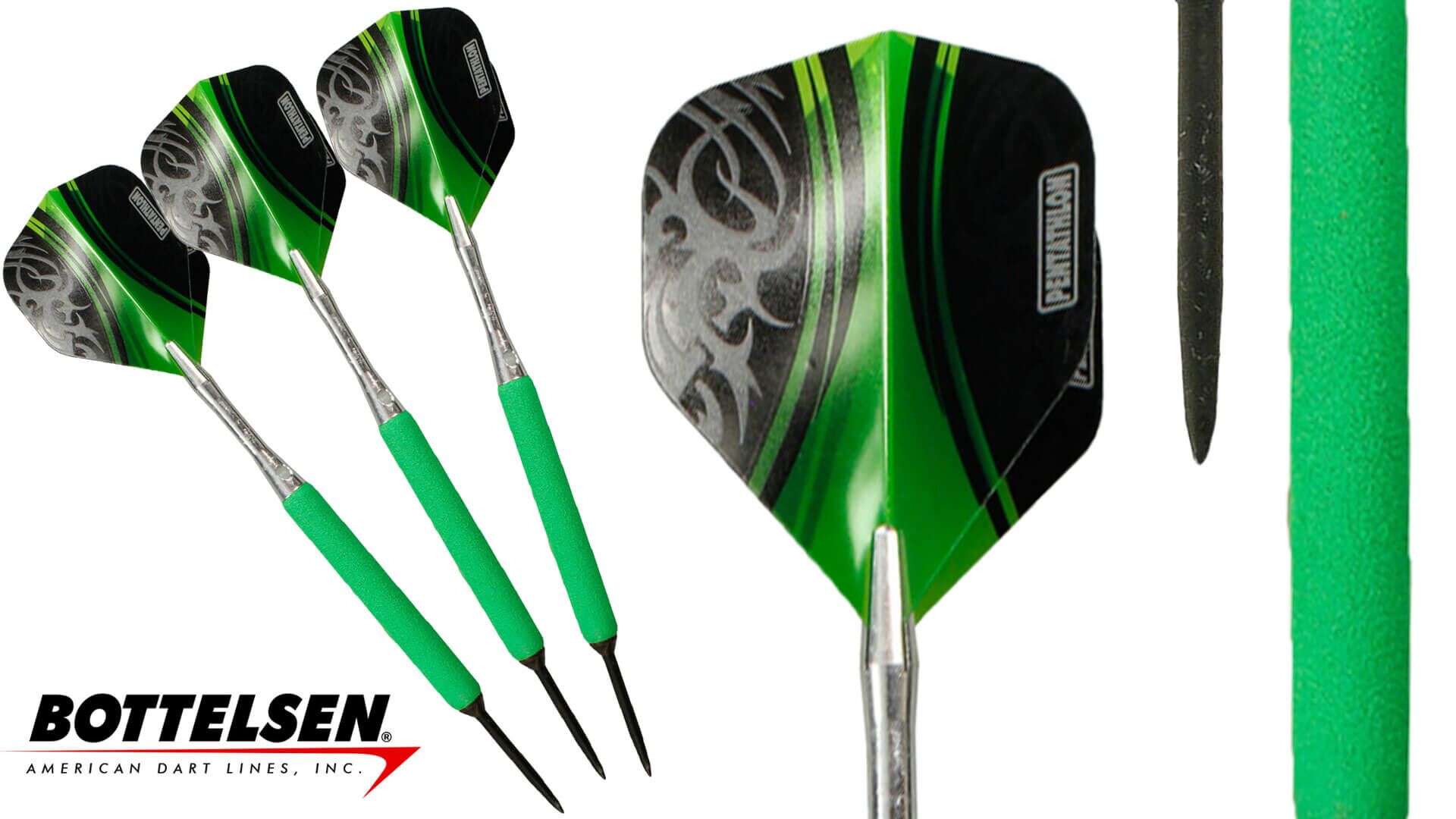 Bottelsen-Hammer-Head-Kaden-Anderson-Signature-Xtreme-Shark-Skins-Steel-Tip-Green-Dart-Set Bottelsen-Hammer-Head-Kaden-Anderson-Signature-Xtreme-Shark-Skins-Steel-Tip-Green-Dart-Set