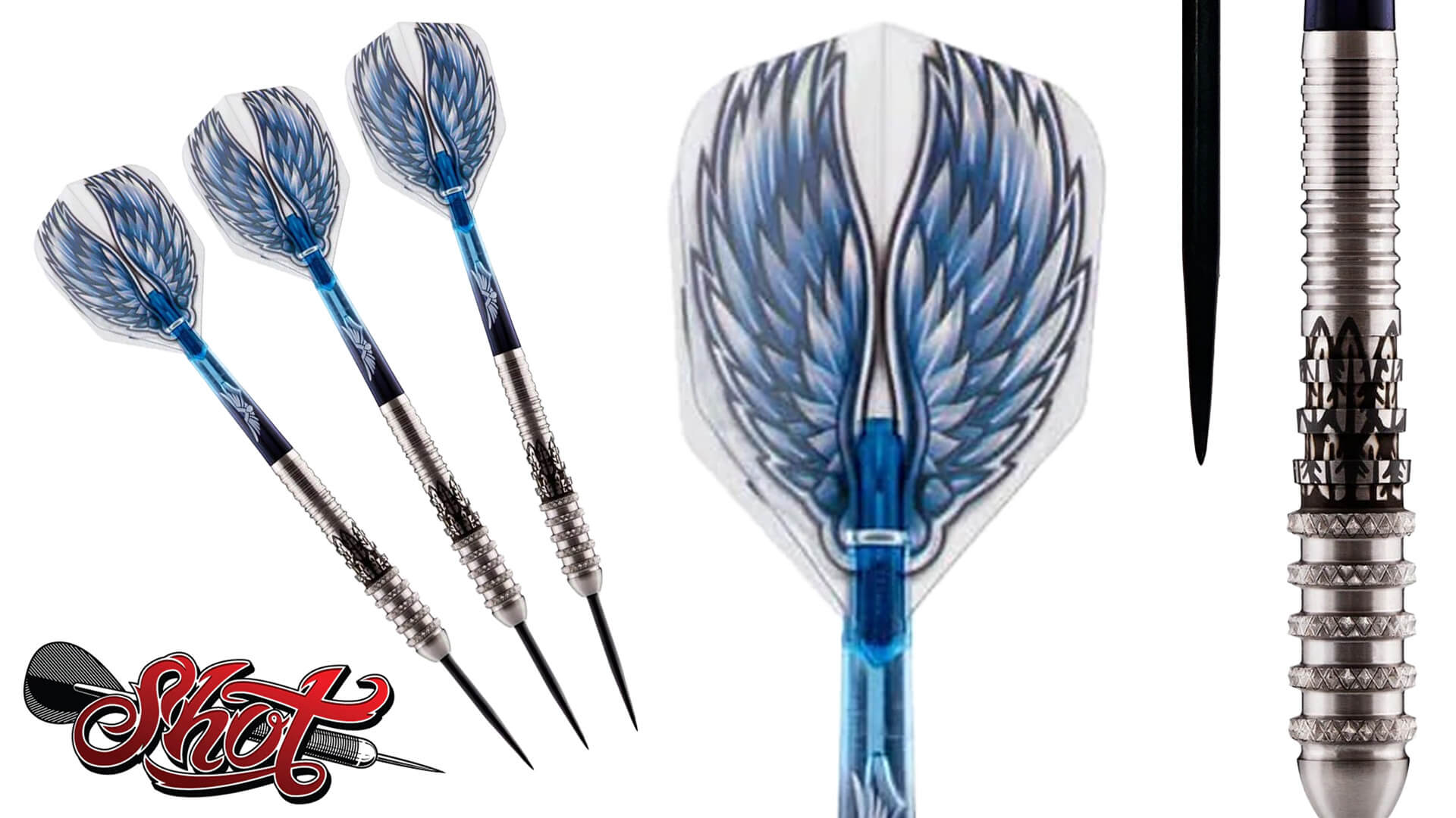 Shot-Birds-of-Prey-Kite-Steel-Tip-Dart-Set Shot-Birds-of-Prey-Kite-Steel-Tip-Dart-Set