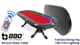 Poker Tables with LED Lights • Billiards Direct