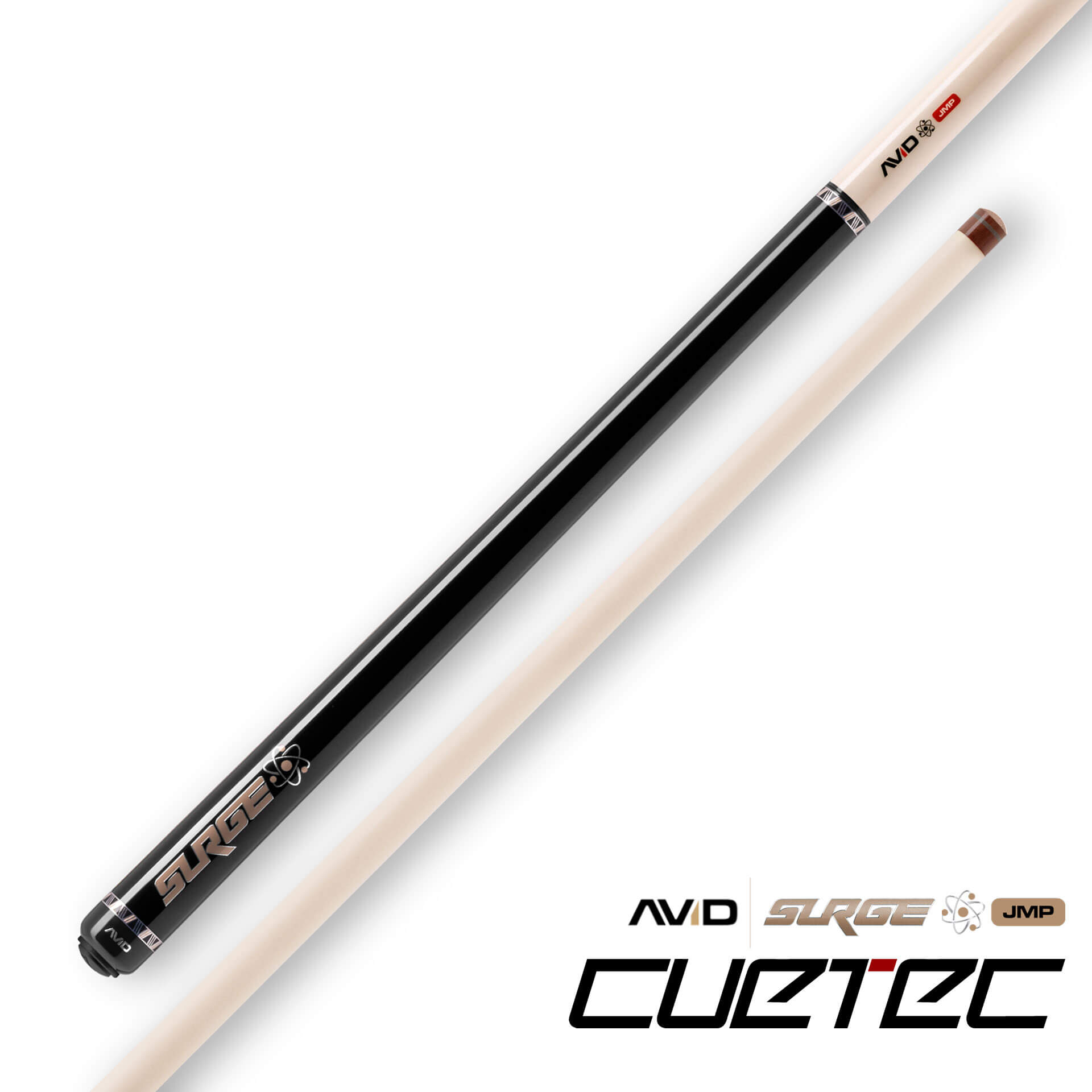 23-CT-AVID-SURGE-JMP-BLACKGOLD-95-333-MAIN Cuetec Cues AVID Surge Jump Pool Cue - Black Gold