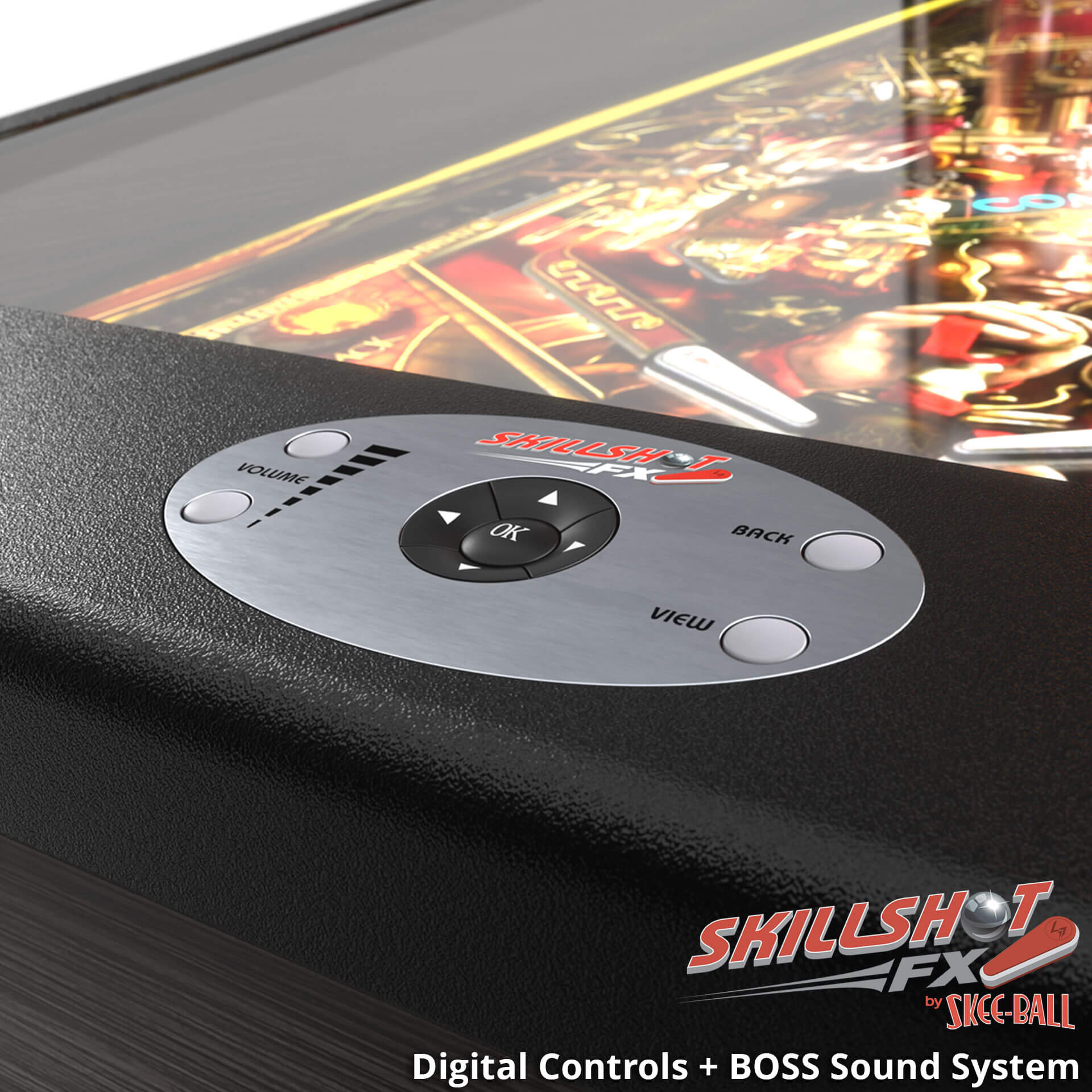 Skillshot FX Virtual Pinball Machine – Controls Skillshot FX Virtual Pinball Machine for Sale