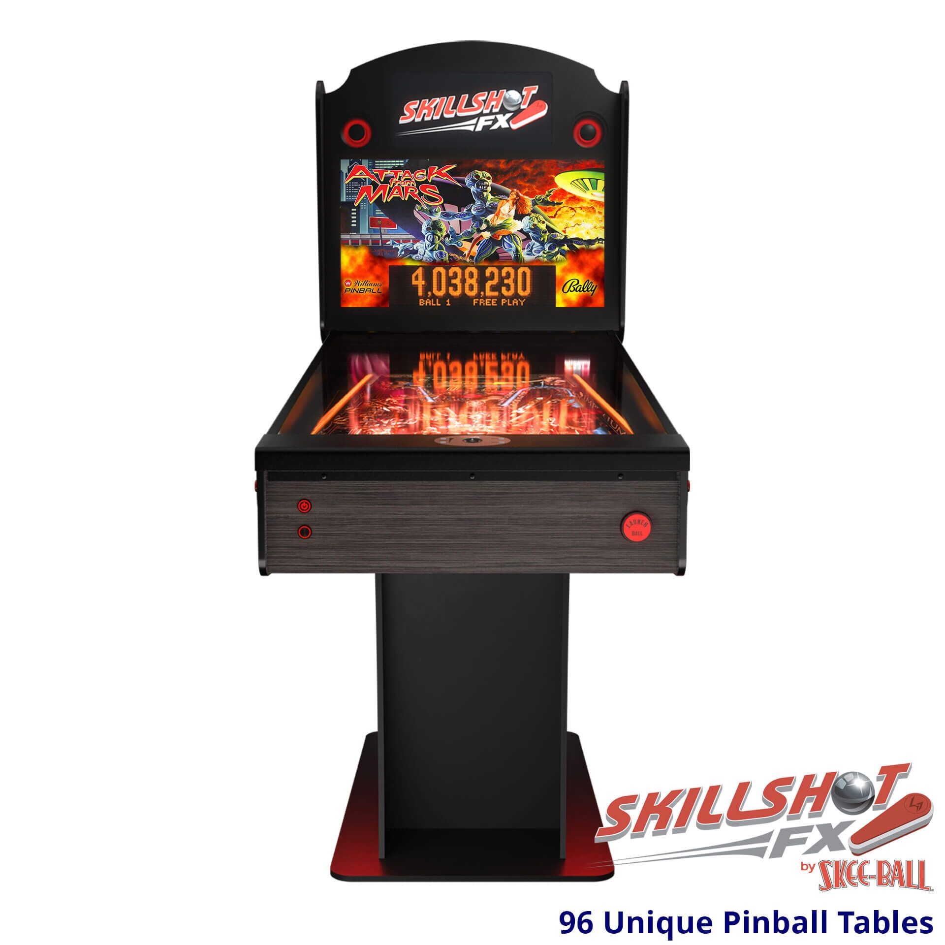 Skillshot FX Virtual Pinball Machine – 96 Unique Pinball Tables Skillshot FX Virtual Pinball Machine for Sale
