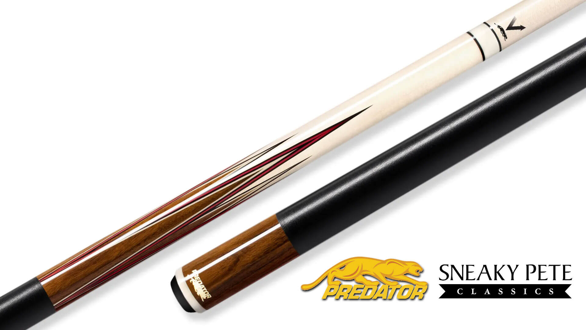 Predator – Sneaky Pete Pool Cue – 8-Point Rosewood – Linen Wrap