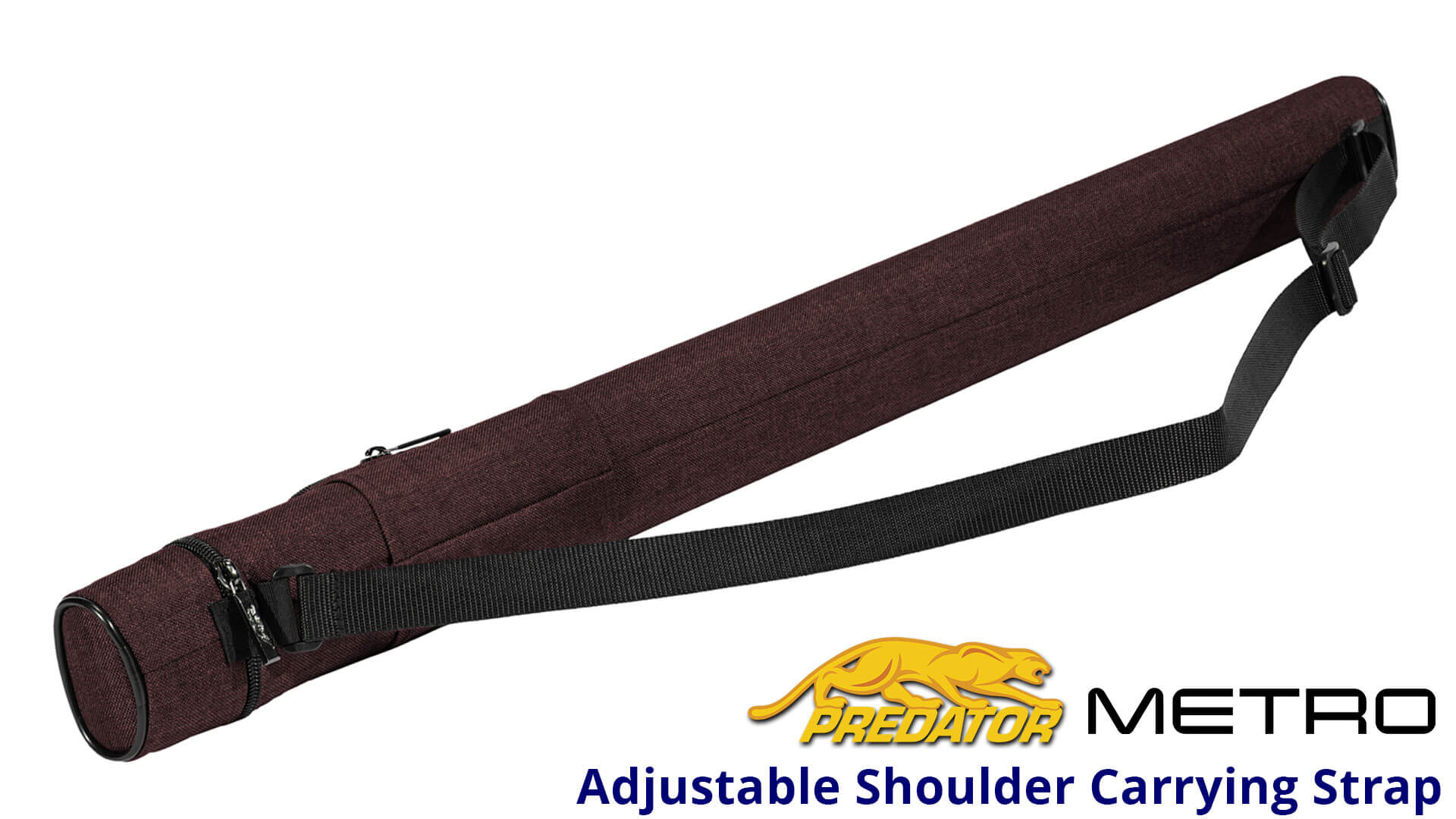 Predator Pool Cue Case - Metro - 1x1 - Hard - Red - Strap Predator Pool Cue Case - Metro - 1x1 - Hard - Red - Strap for Sale