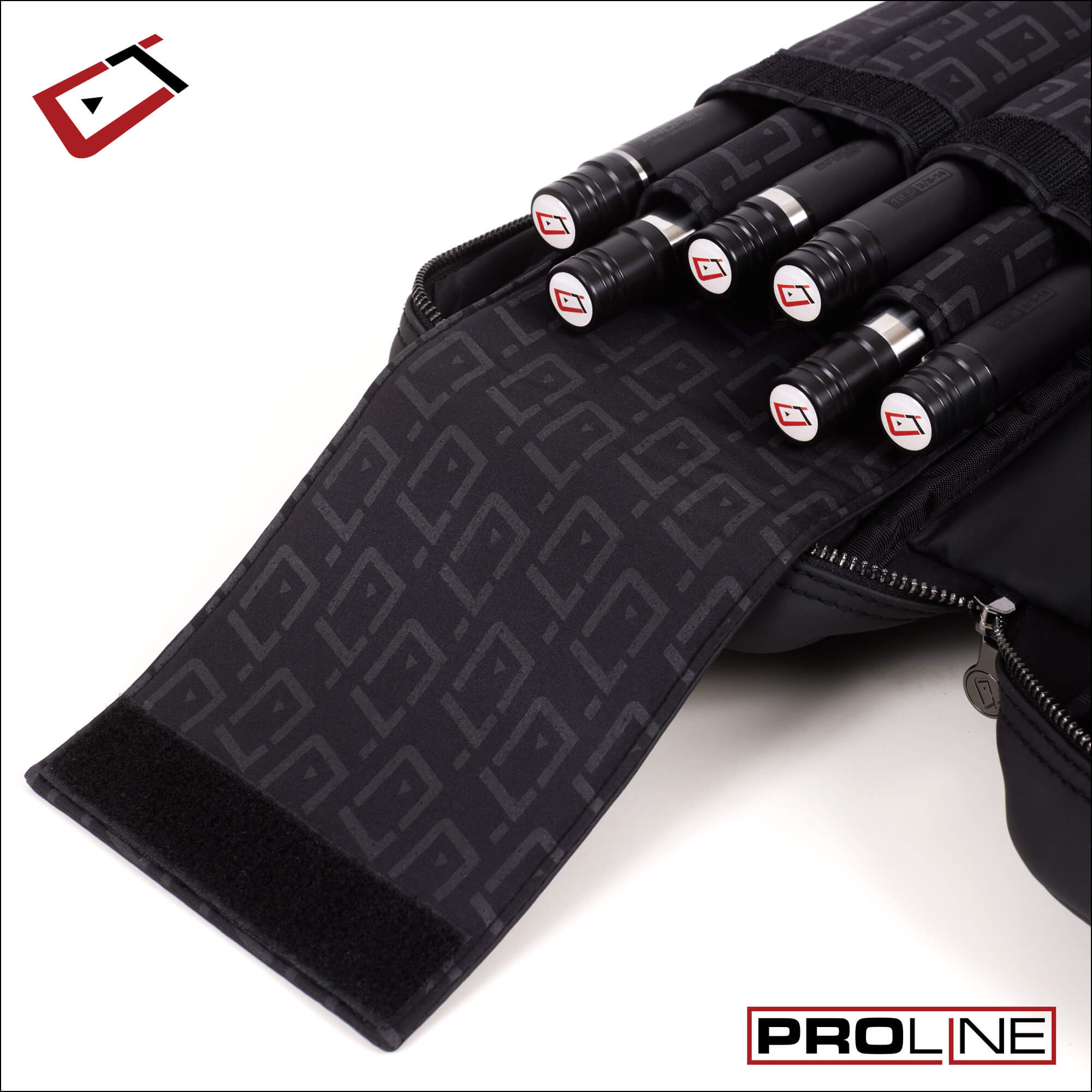 Pro-Line-Noir-4X8-soft-pool-cue-case-shafts