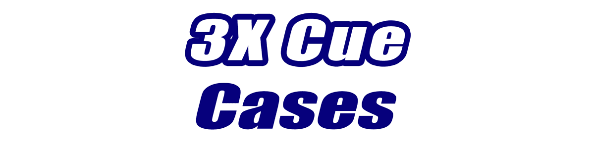 3X Pool Cue Cases 3X Pool Cue Cases for Sale